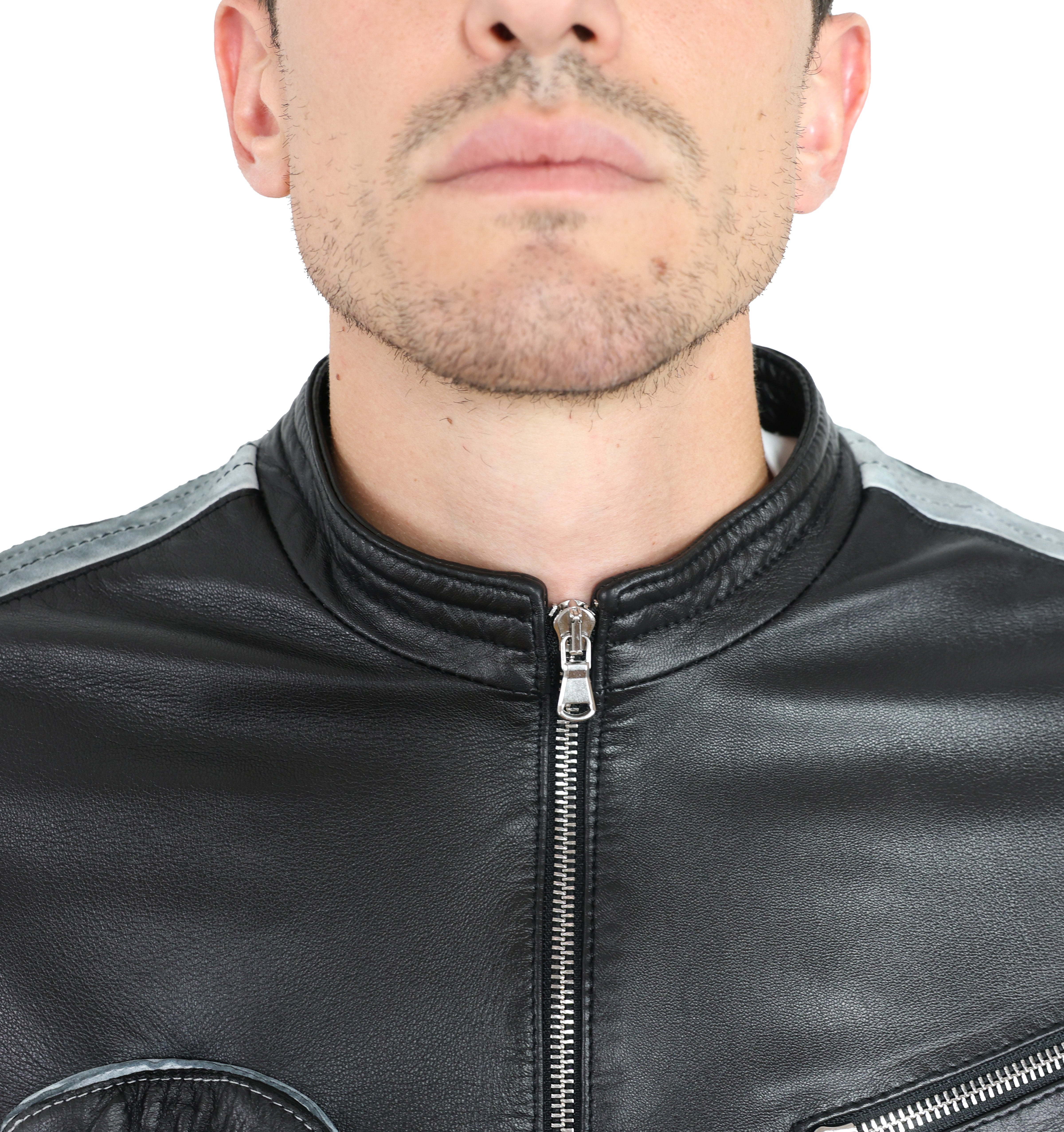 Biker in pelle 58WNANE