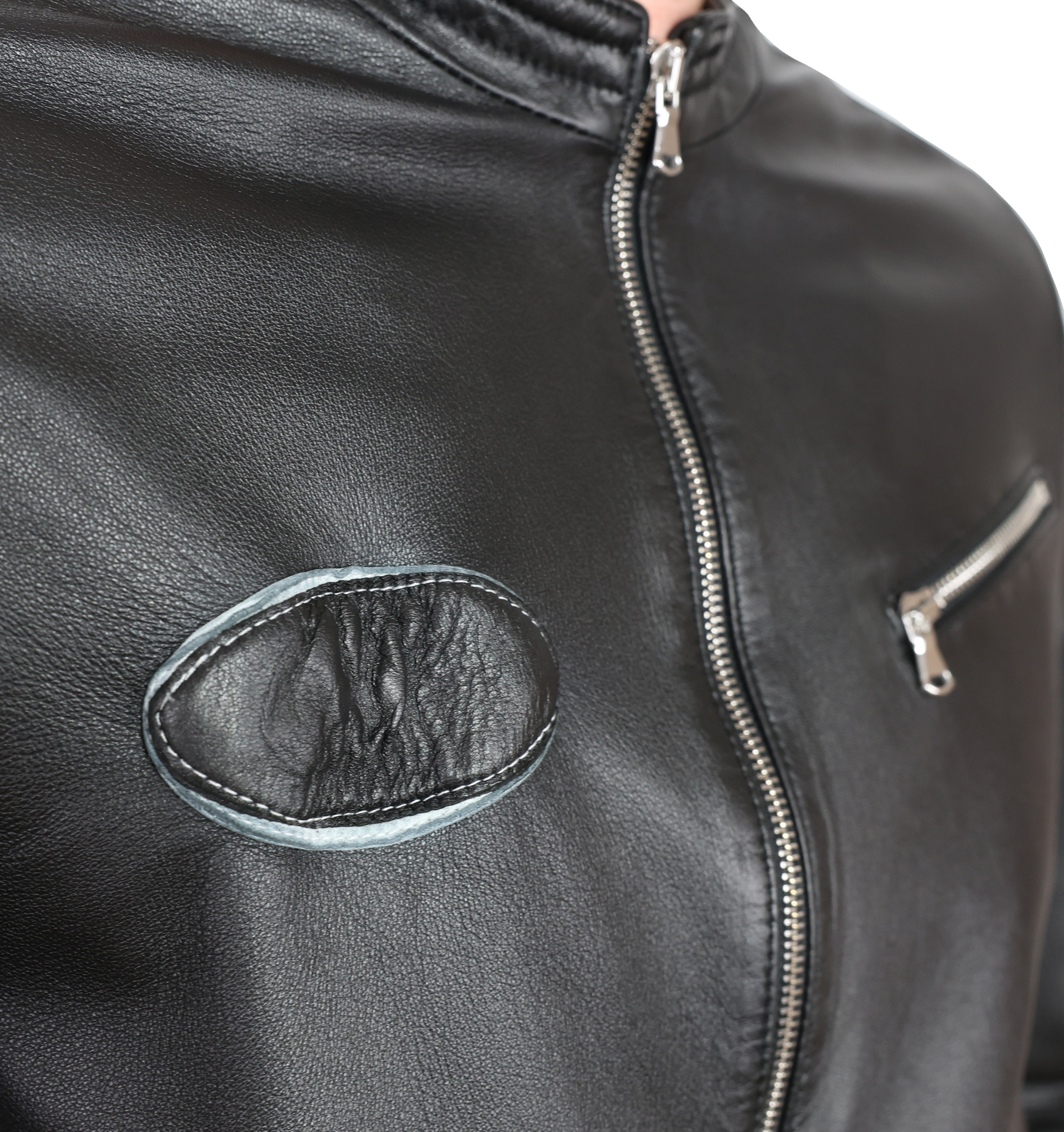 Biker in pelle 58WNANE