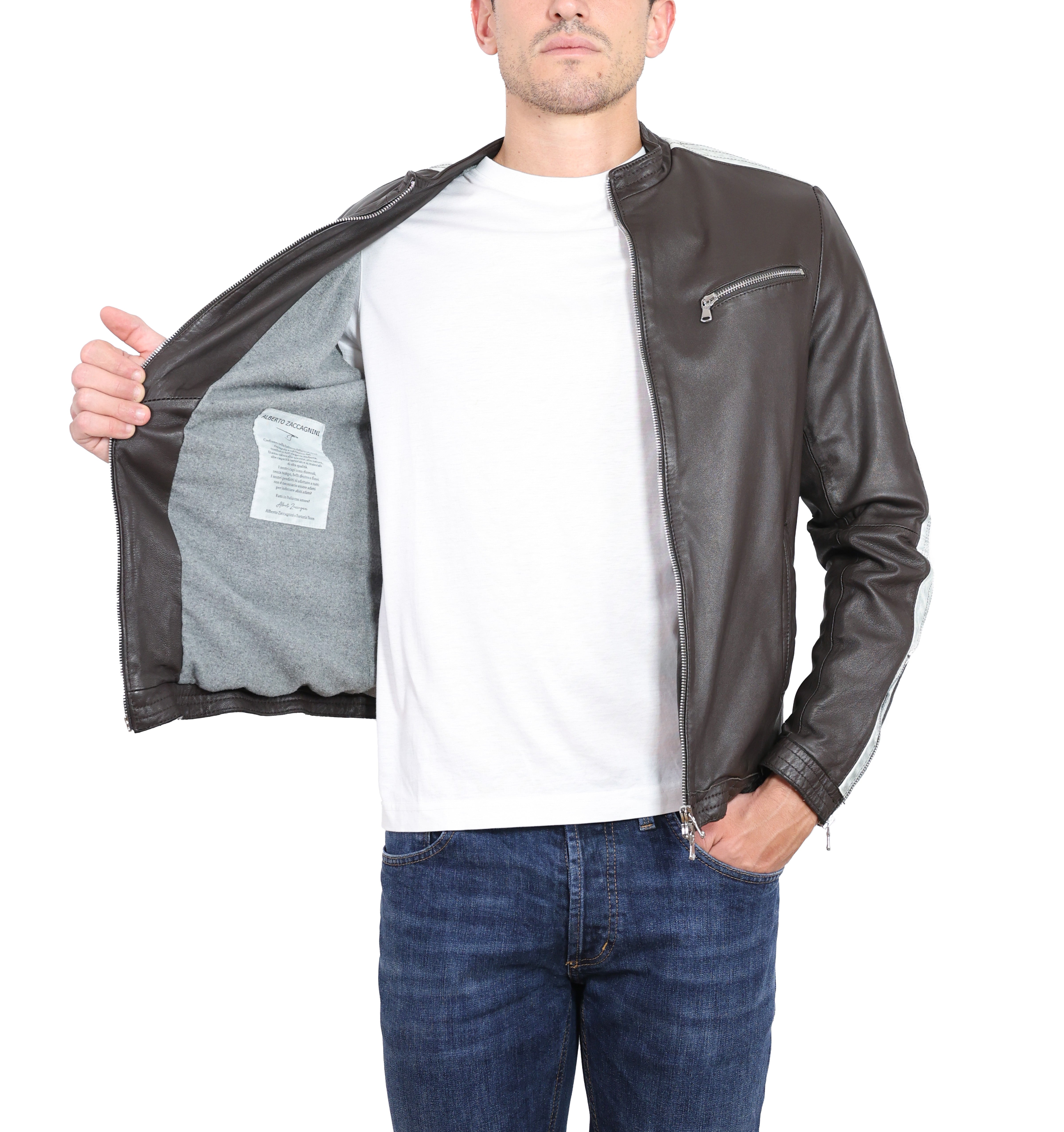 Biker in pelle 58WNABR