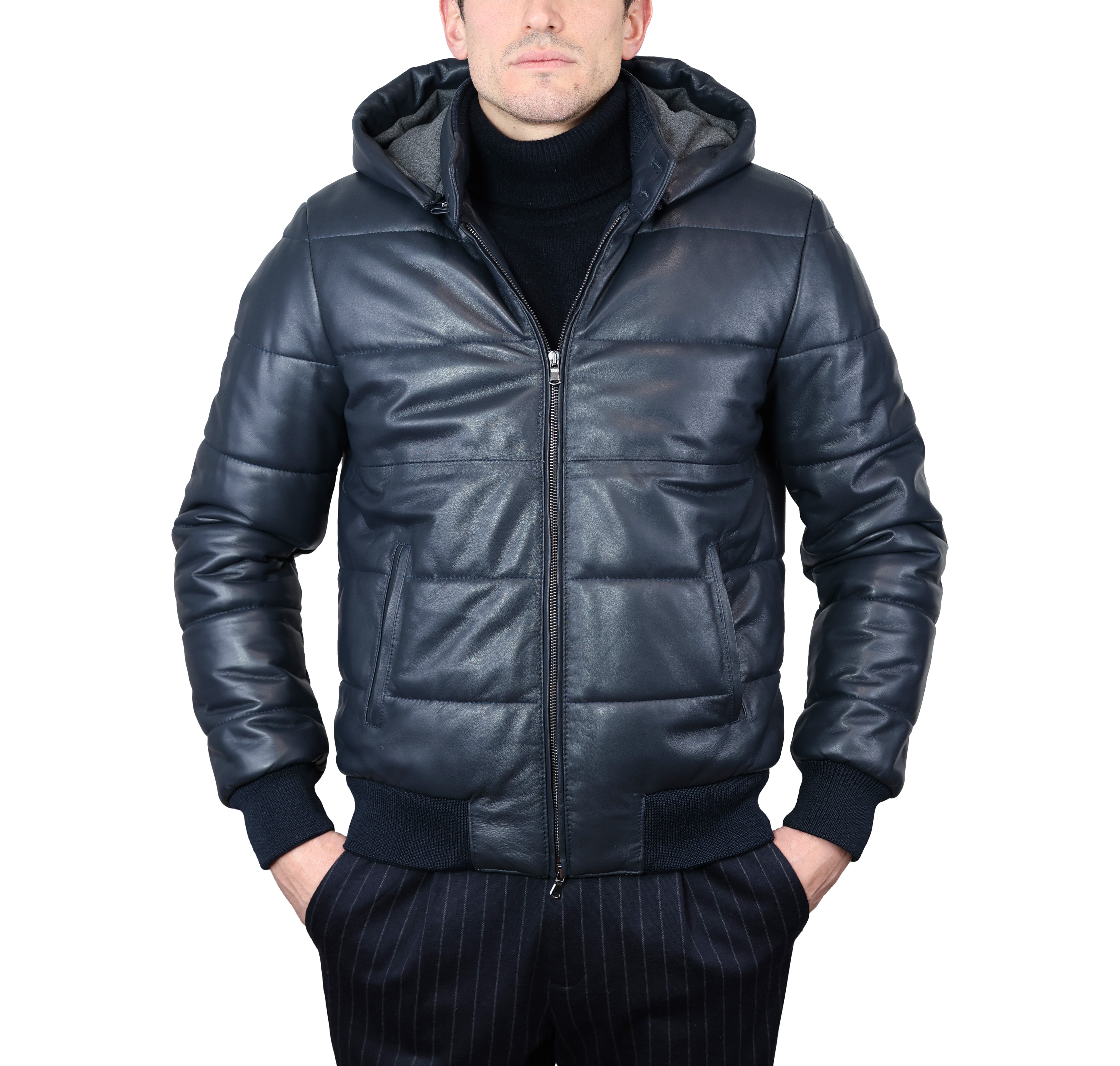 Piumino in pelle 89LCAMA