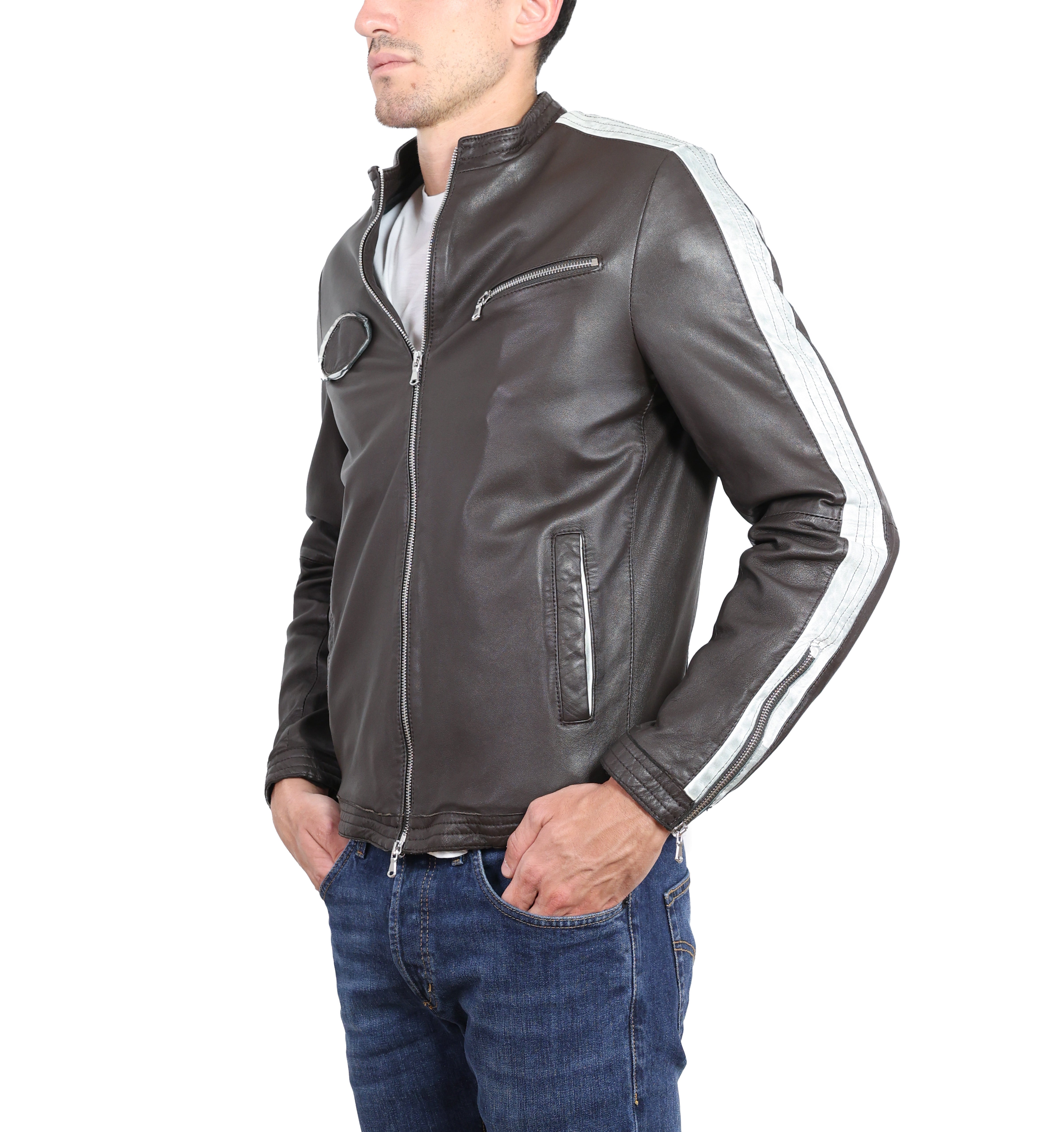Biker in pelle 58WNABR