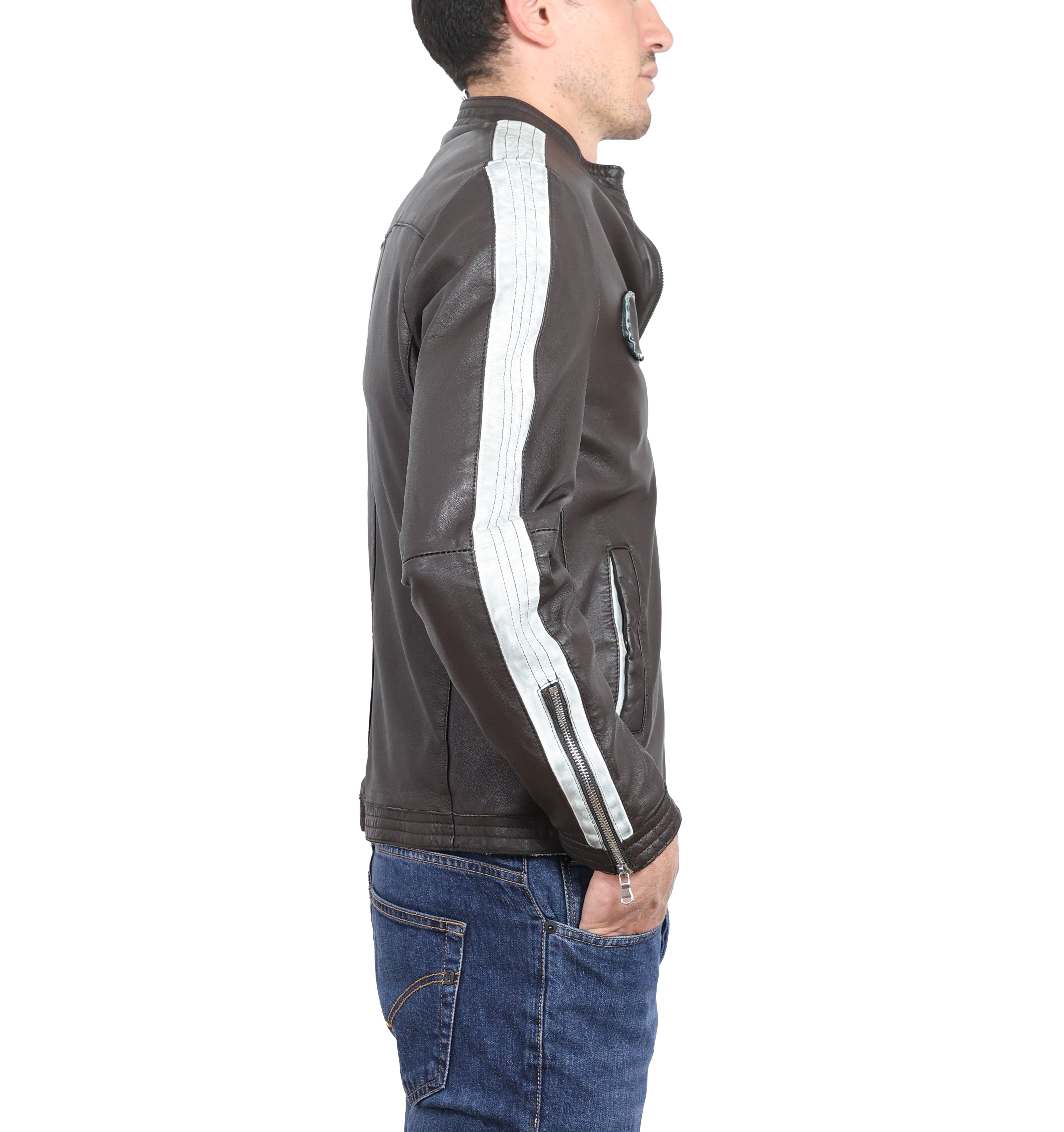 Biker in pelle 58WNABR