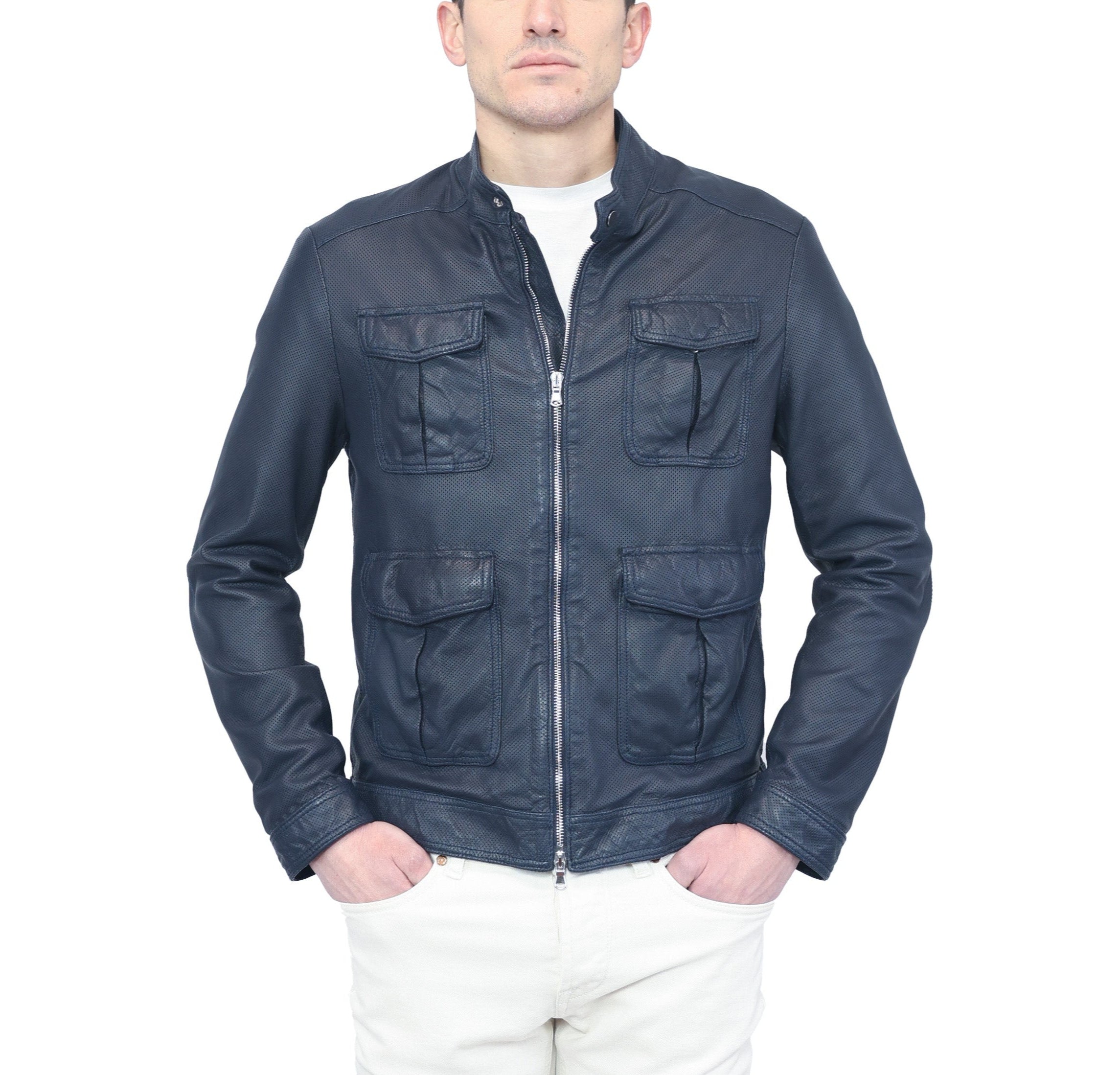 Giacca in pelle 49PWNFM