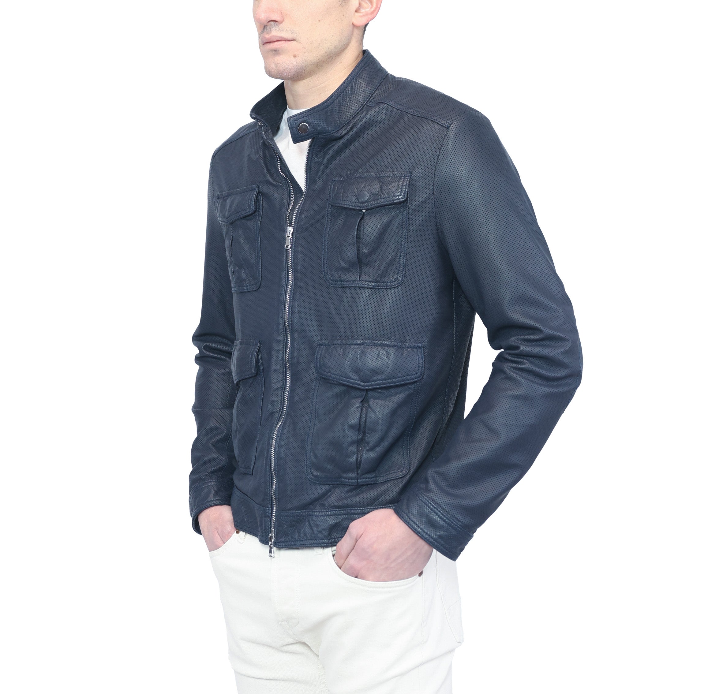 Giacca in pelle 49PWNFM