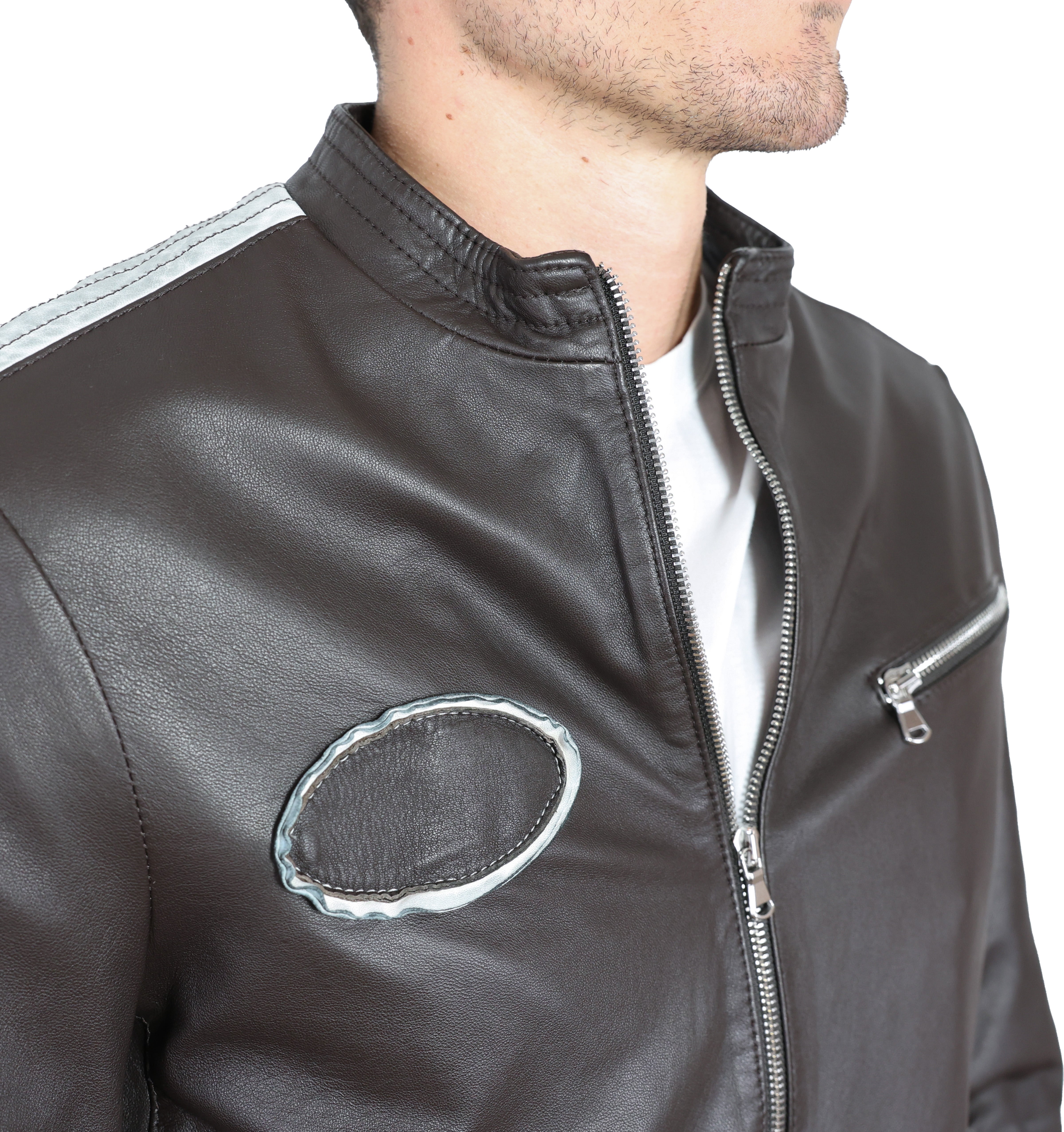 Biker in pelle 58WNABR