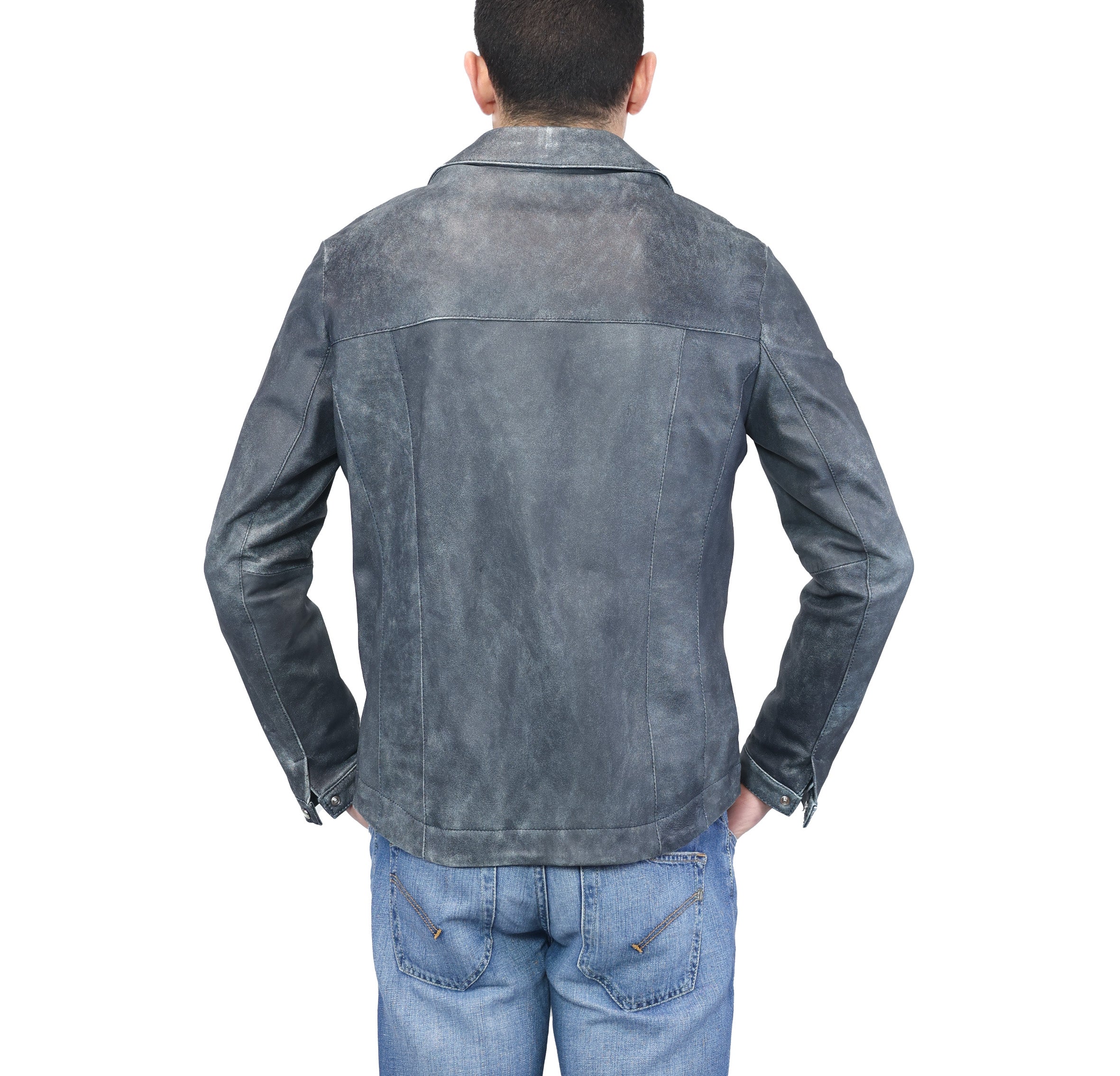 Veste en cuir 68PCRBL