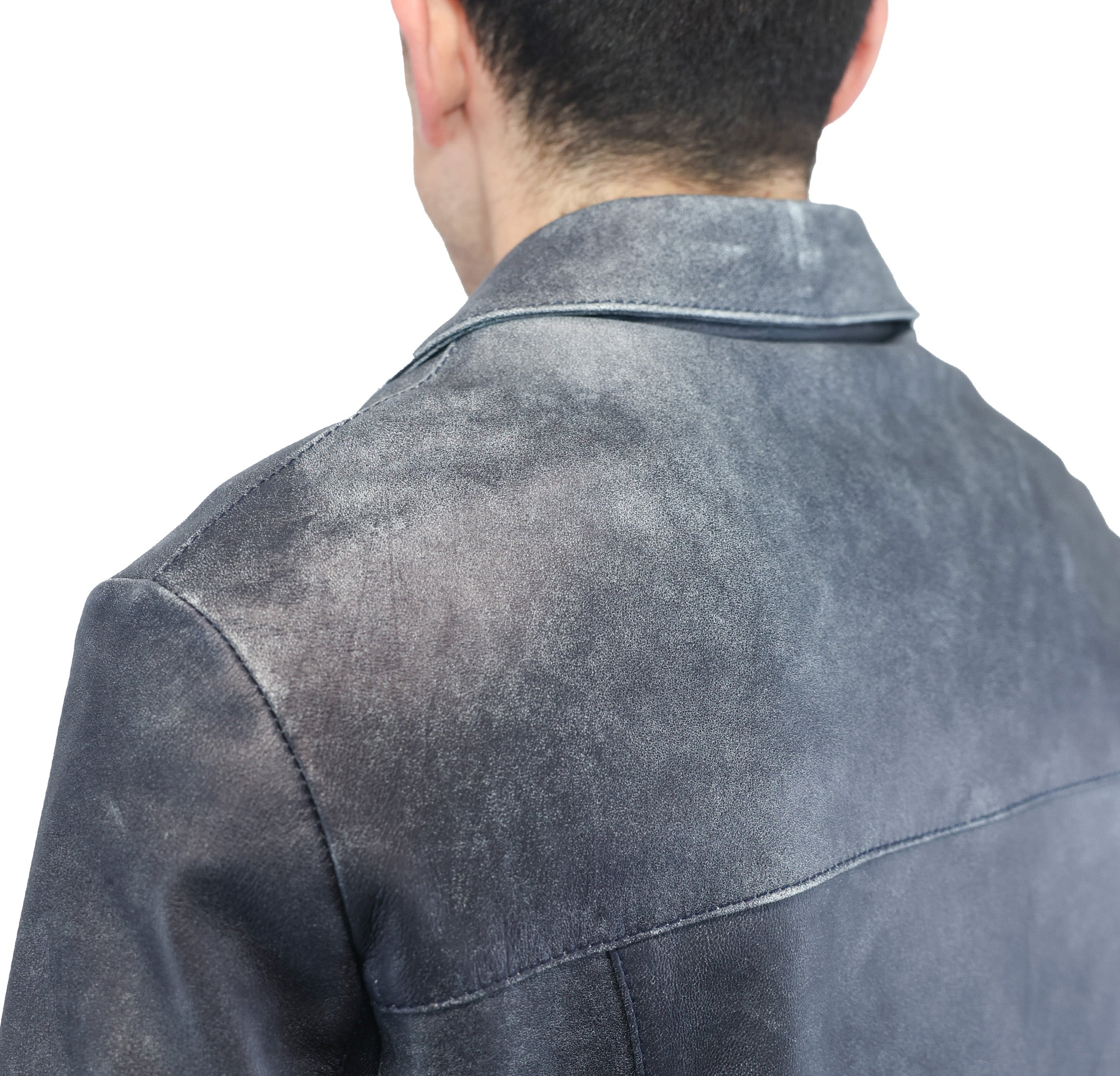 Veste en cuir 68PCRBL