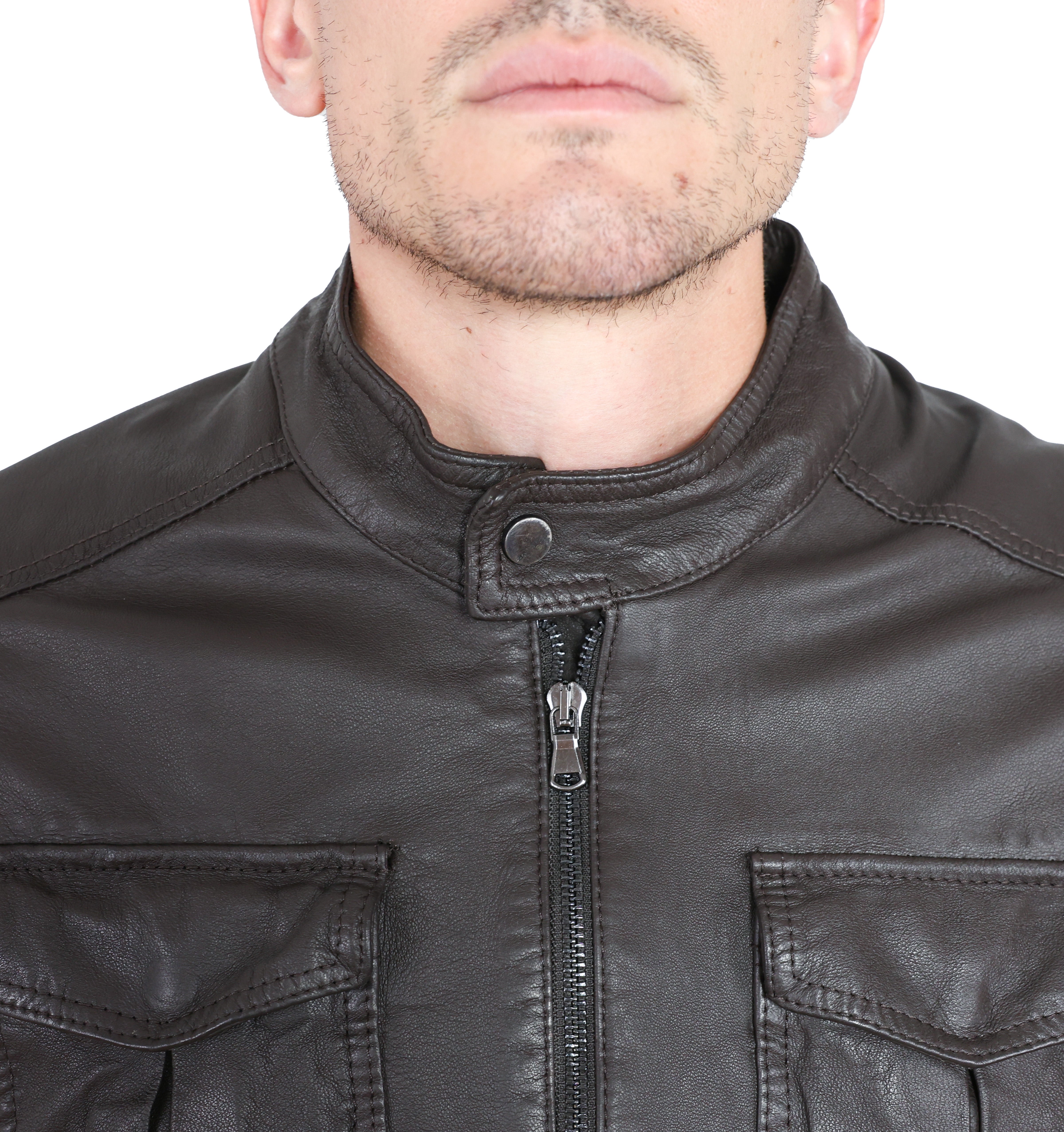 Giacca in pelle 49MNWBR