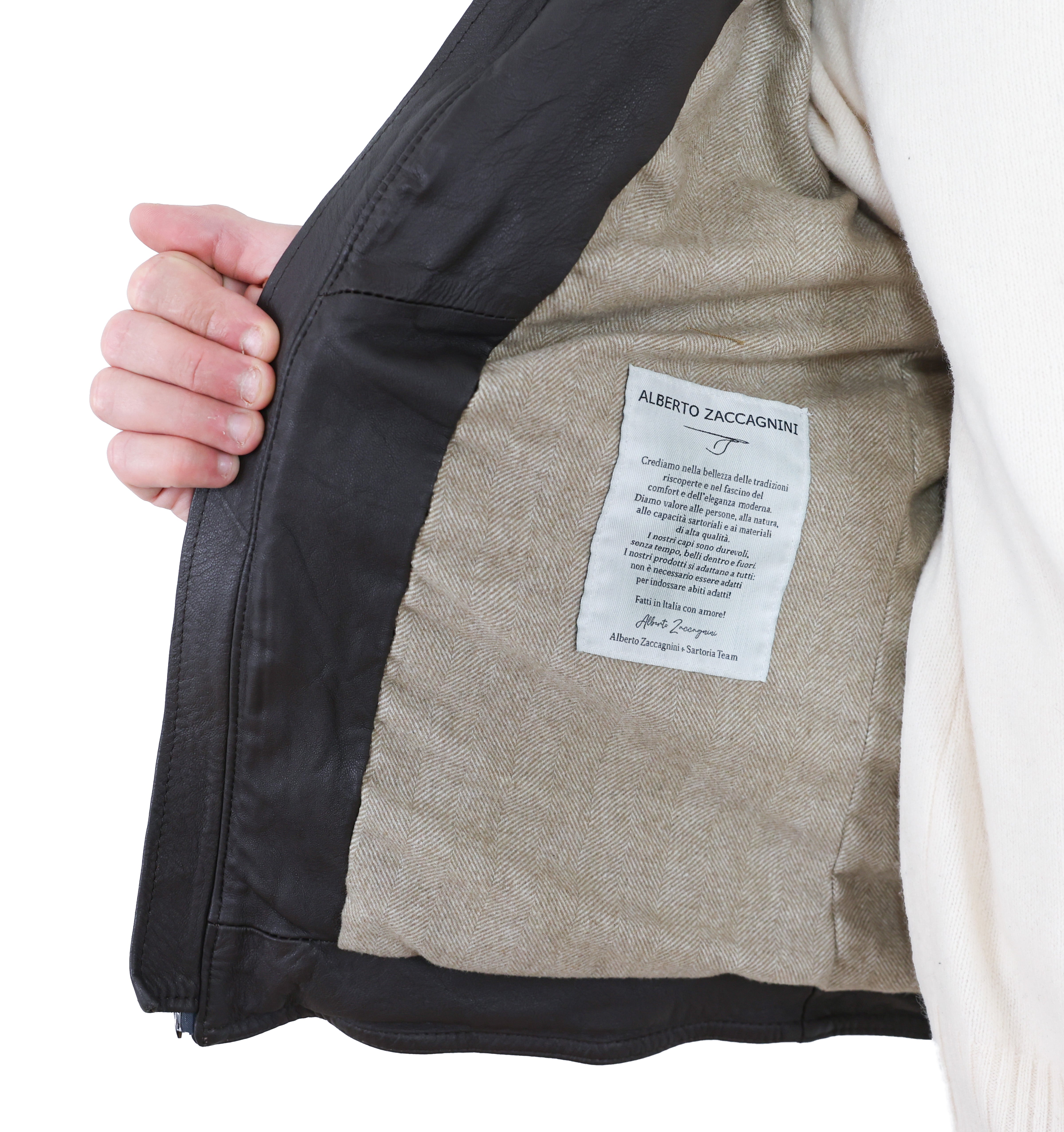 Giacca in pelle 49MNWBR