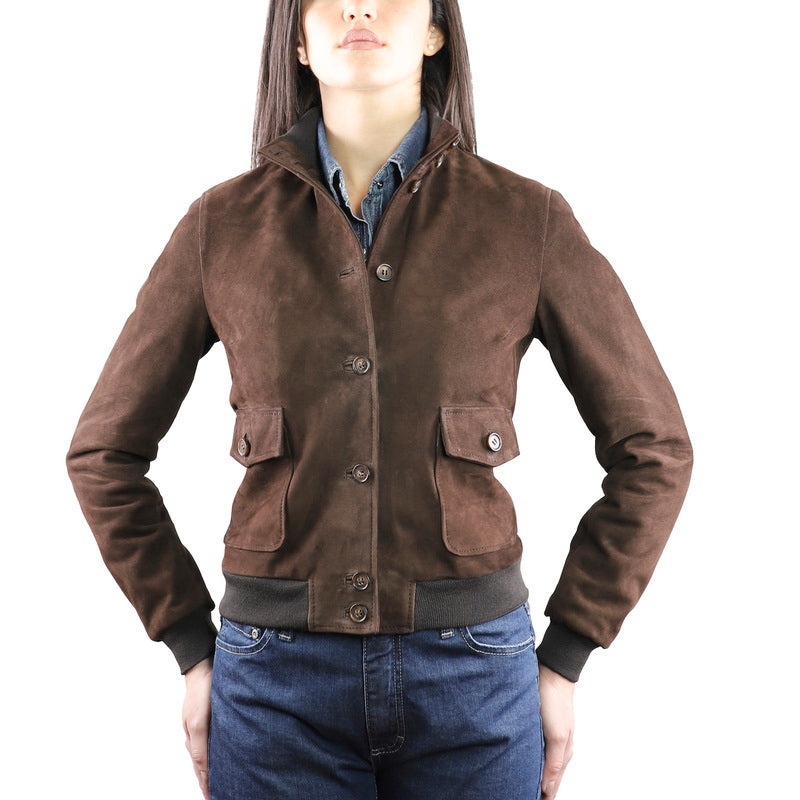 Giacca Renna Giacca In Pelle Scamosciata Donna Giacca In Renna