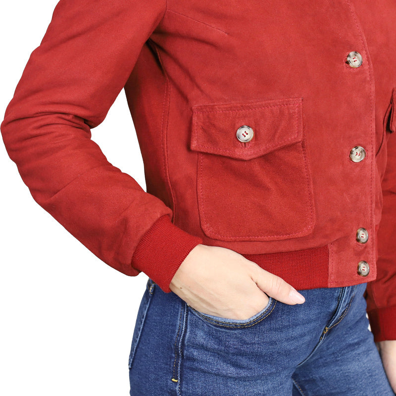 25DSURO chaqueta bomber de cuero
