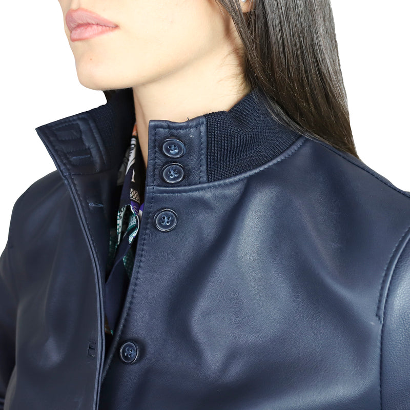 Leather bomber 25LNABL
