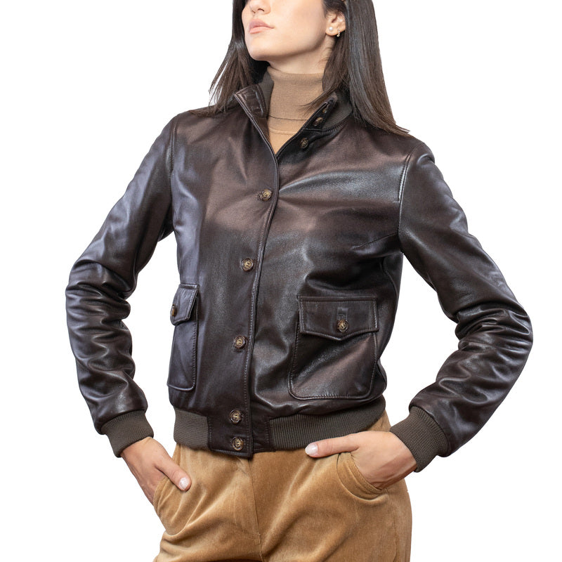 Lederjacke 25LNABR