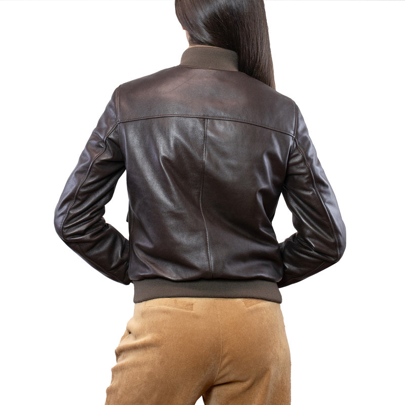 Lederjacke 25LNABR