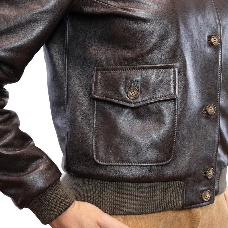 Lederjacke 25LNABR
