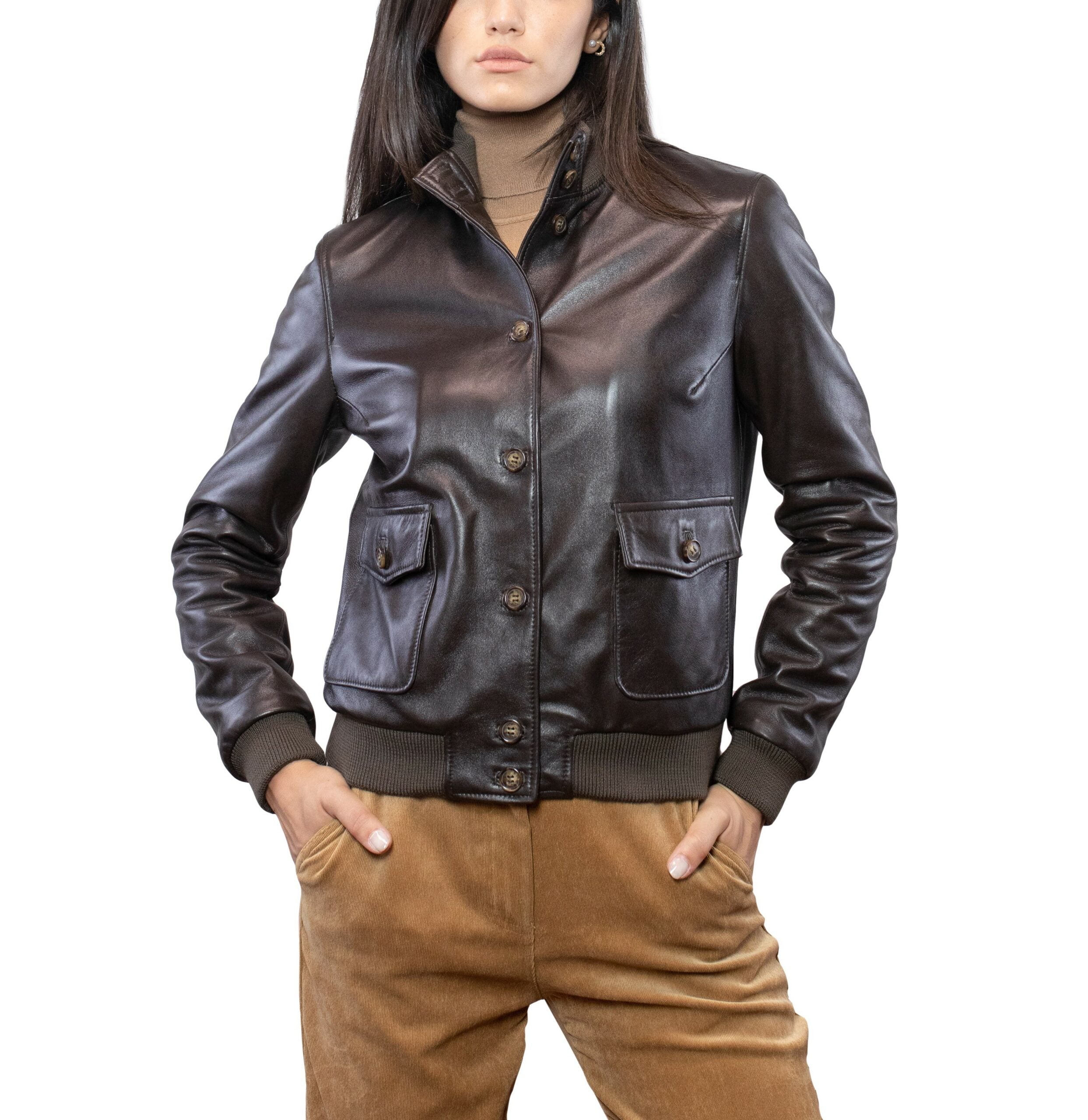 Lederjacke 25LNABR