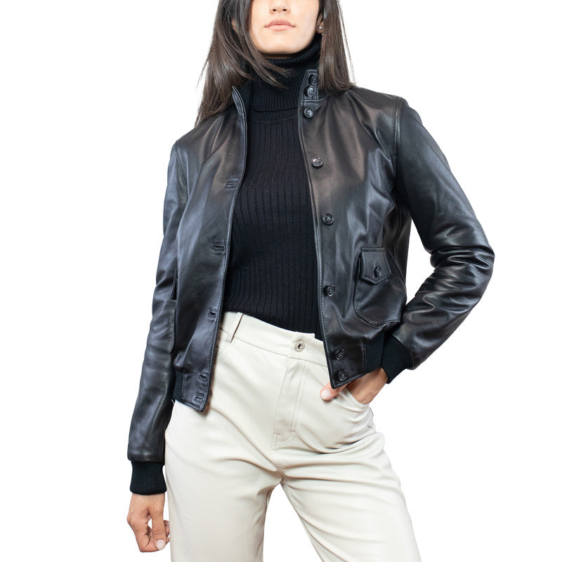 Lederjacke 25LNANE