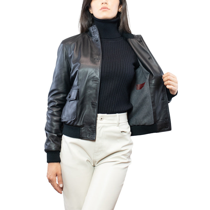 Lederjacke 25LNANE