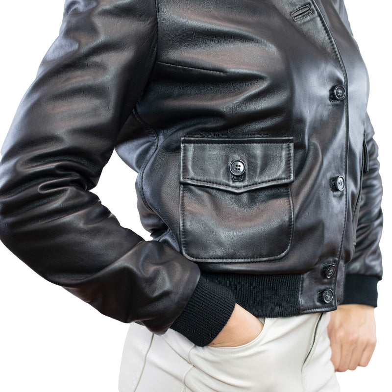 Lederjacke 25LNANE