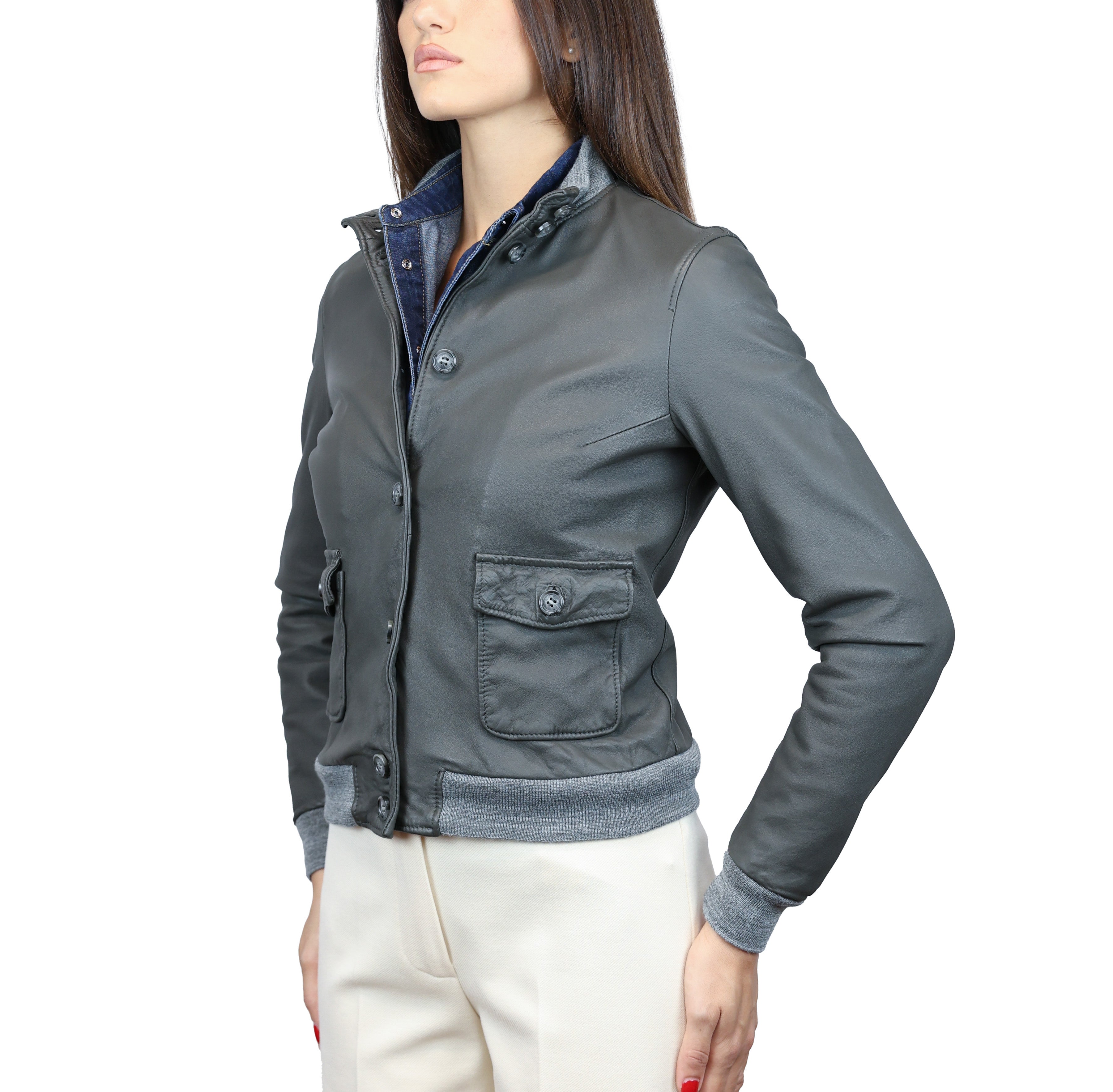 Leather bomber 25MNWGR