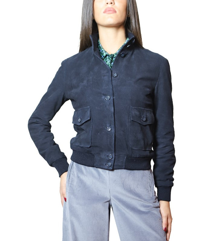 Bomber in pelle 25SUBLU