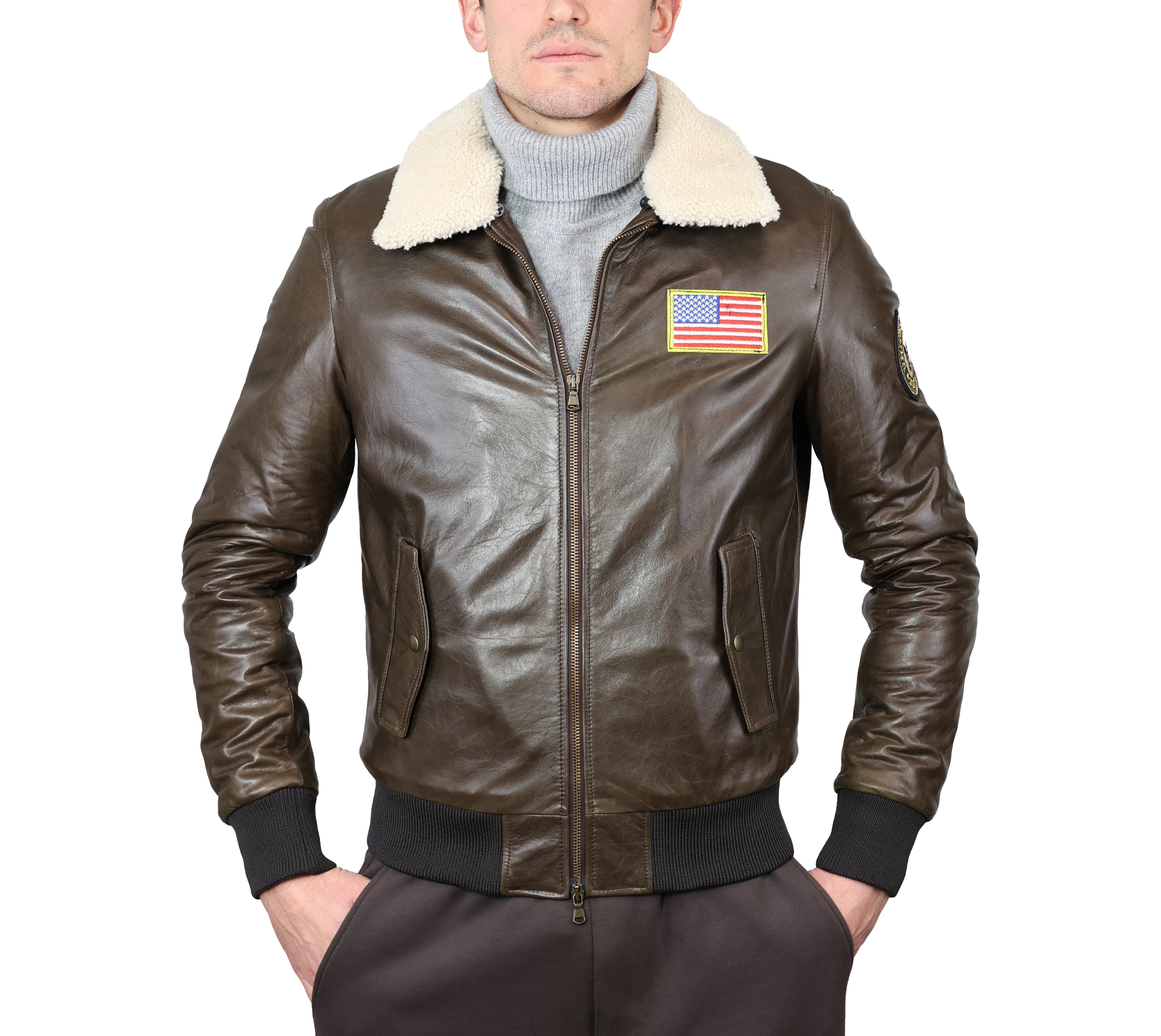 Giacca in pelle 91LMABR