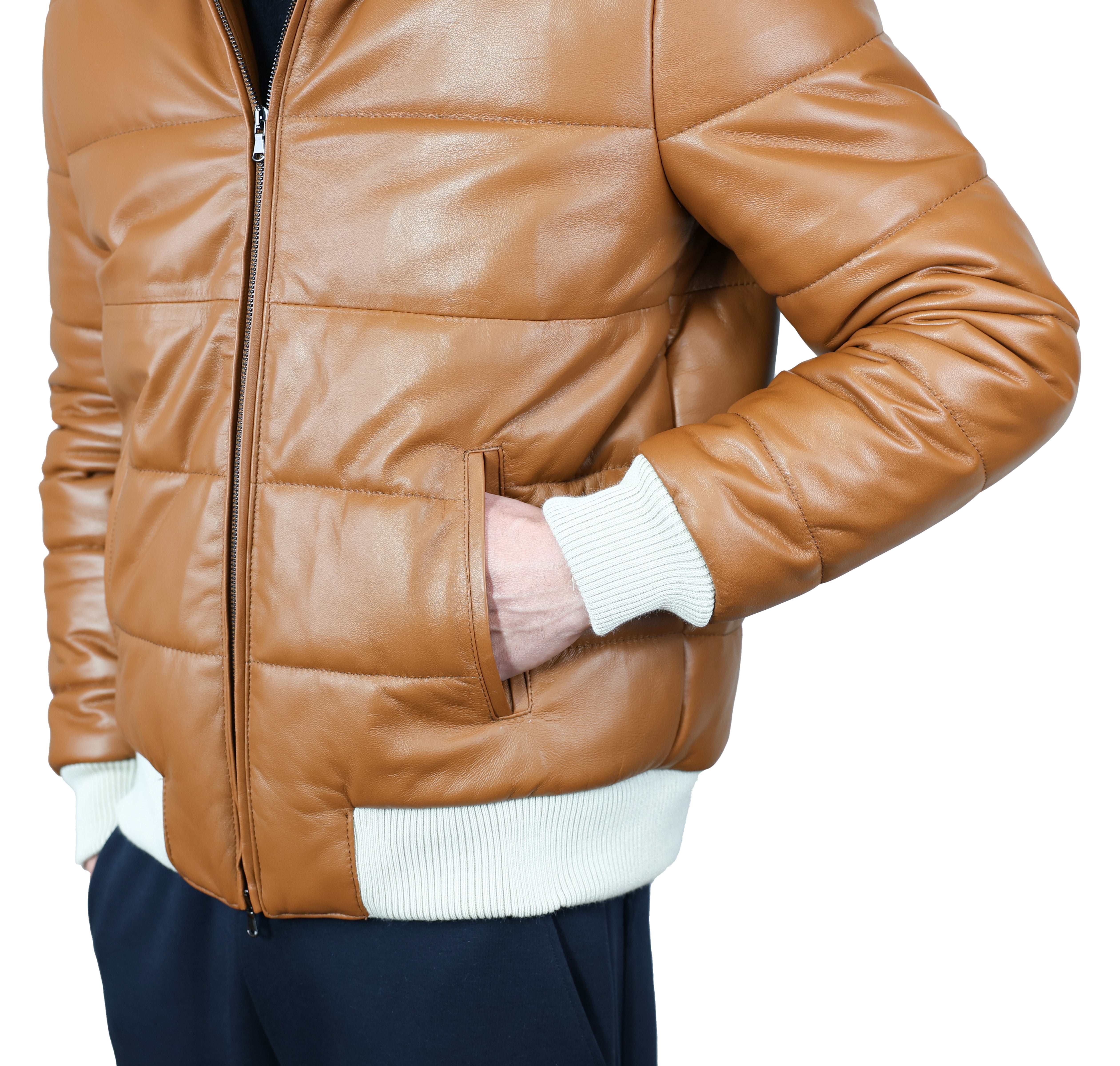 Piumino in pelle 89LCANC