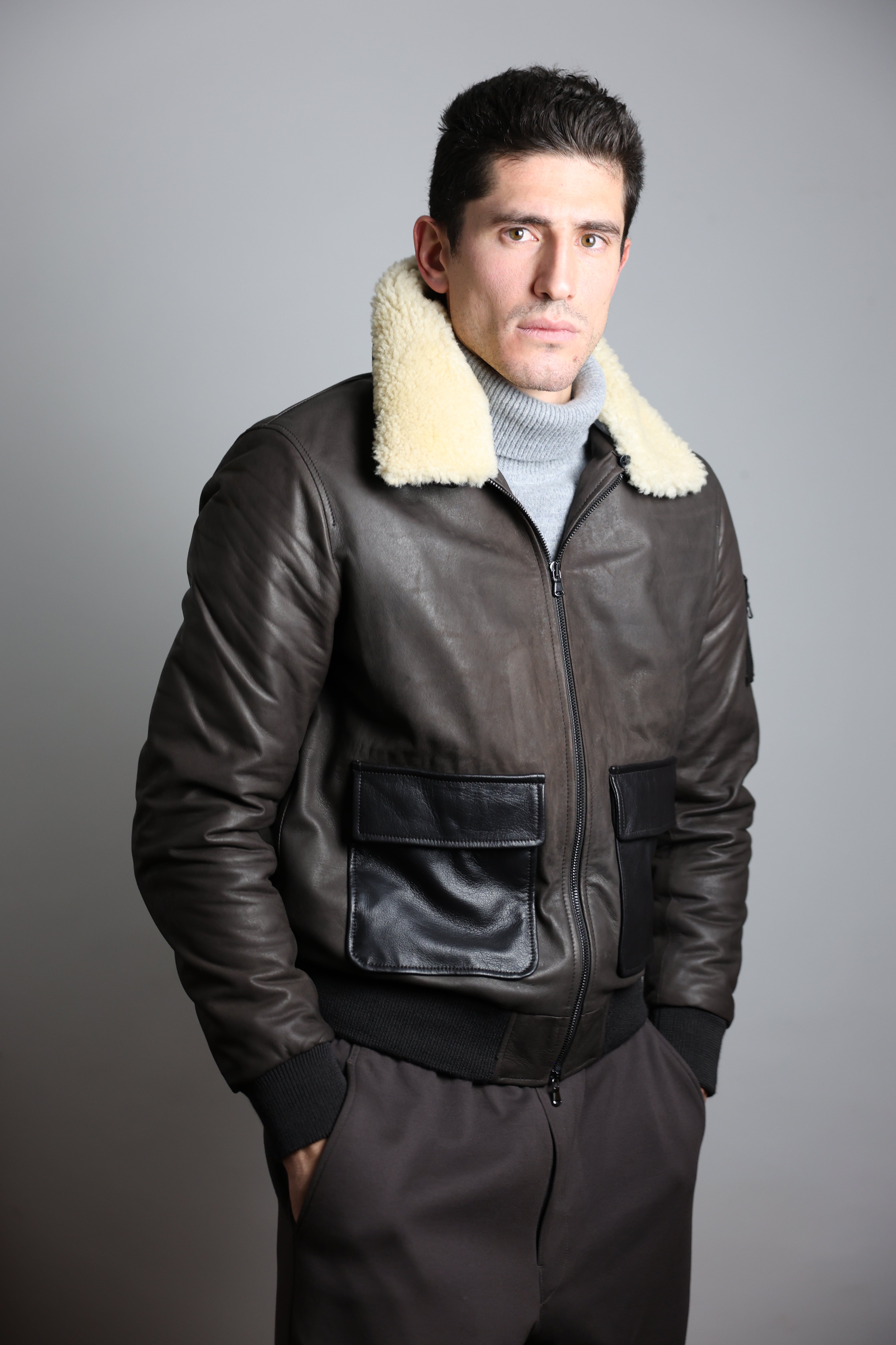 Giacca in pelle 91LVIBR