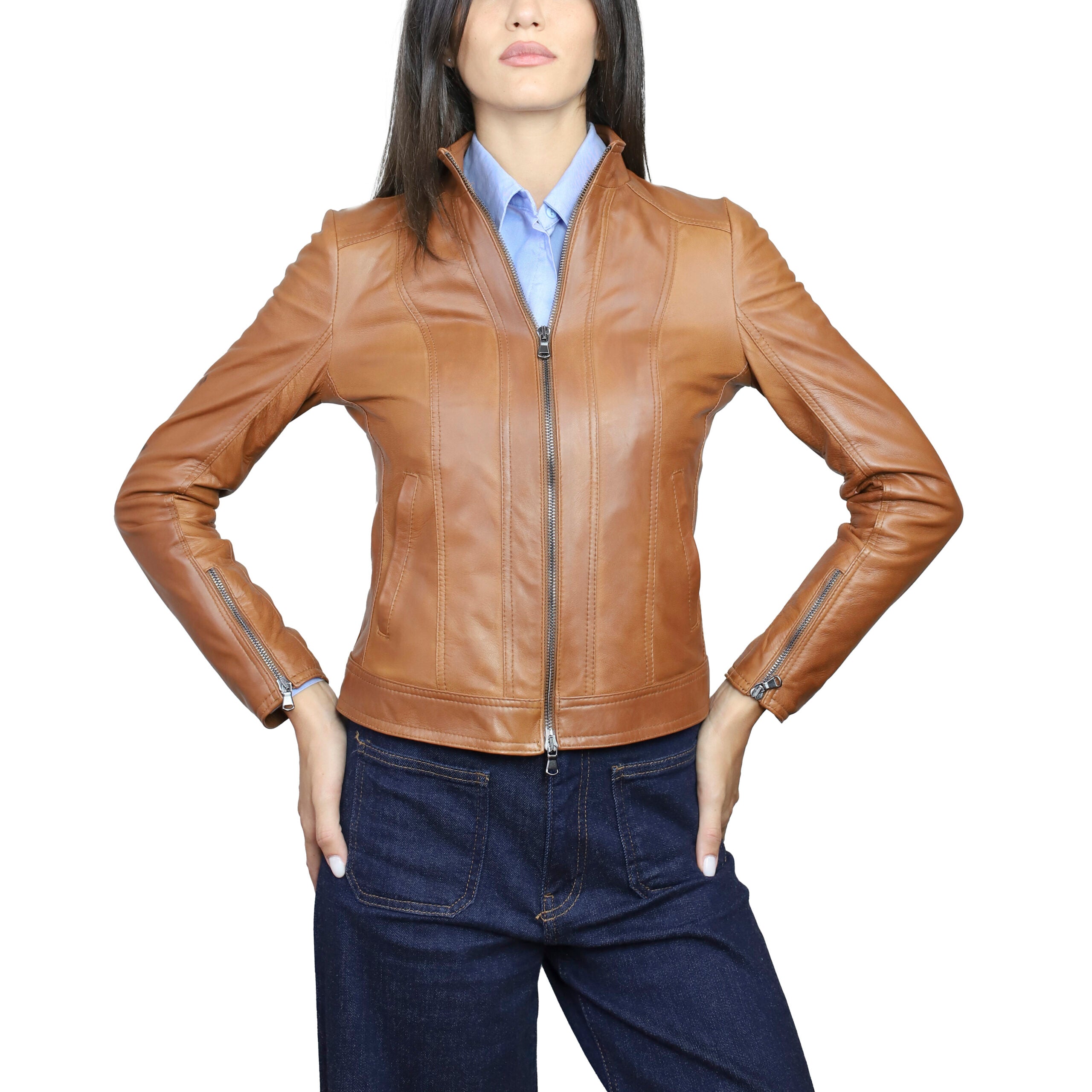 Biker aus Leder 5214CUO