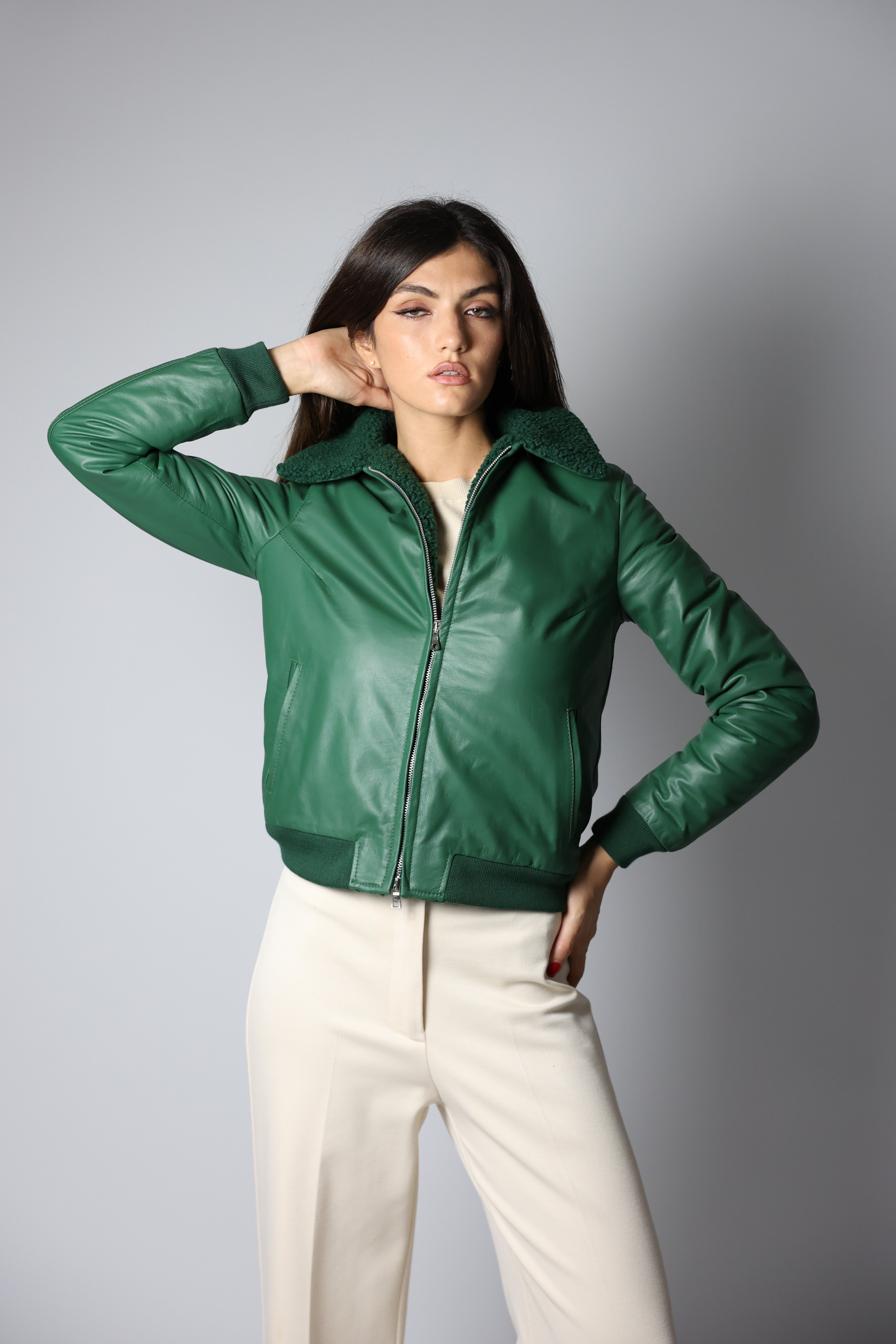 Bomber in pelle 89VEECO