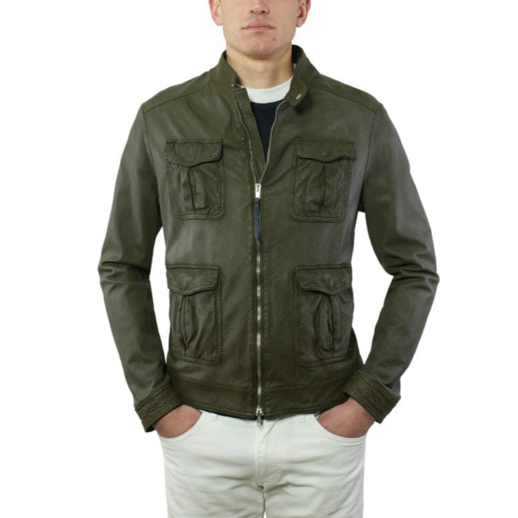 Chaqueta de cuero 49PNFWV