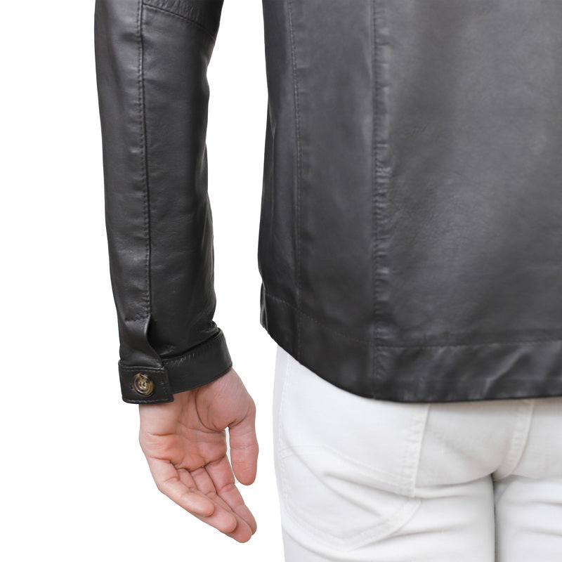 68PNAMO chaqueta de cuero
