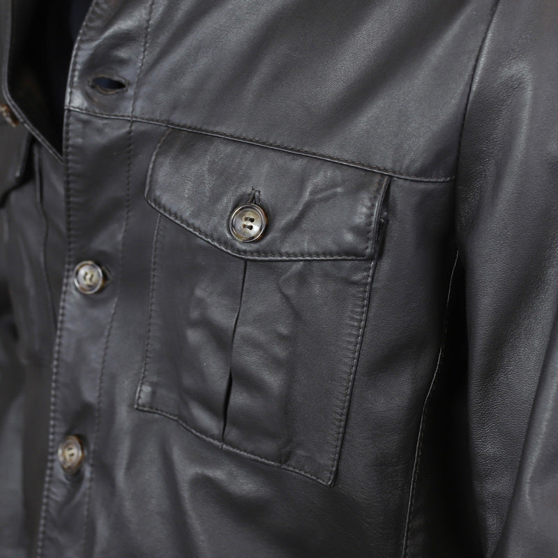 68PNAMO chaqueta de cuero