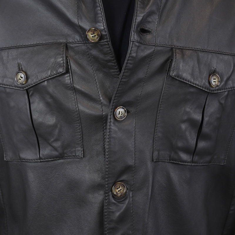 68PNAMO chaqueta de cuero