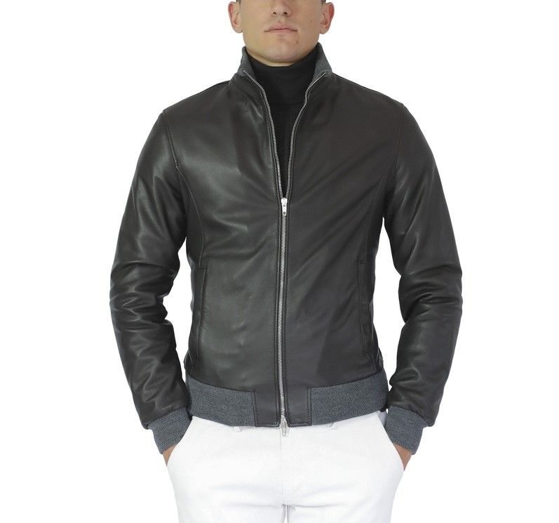 70LNAMO chaqueta bomber de cuero