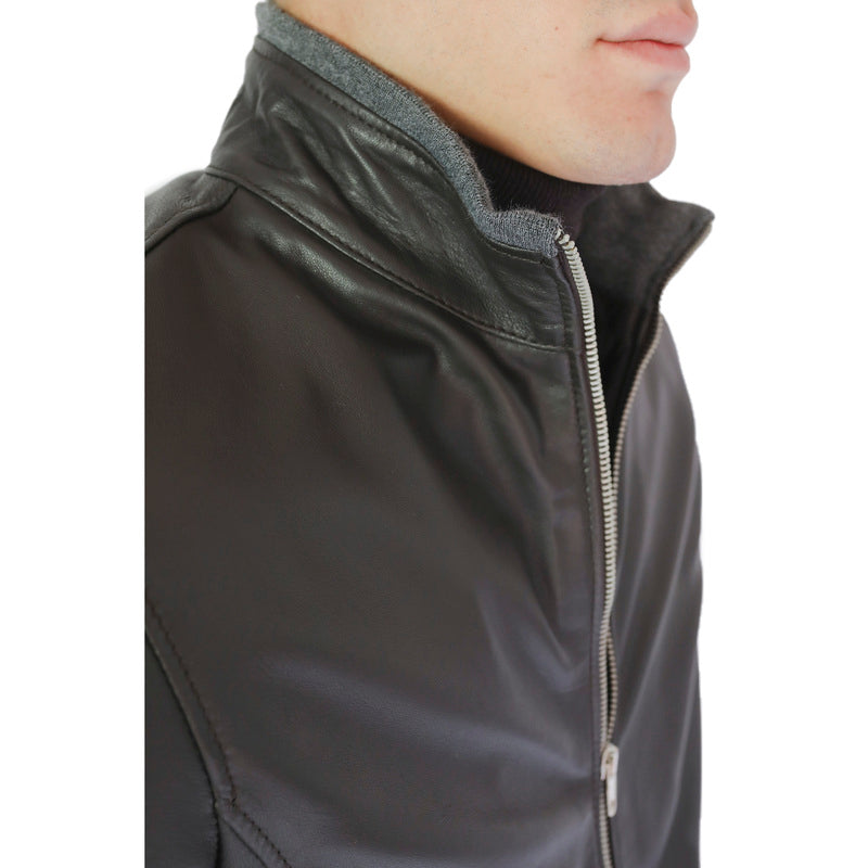 70LNAMO chaqueta bomber de cuero