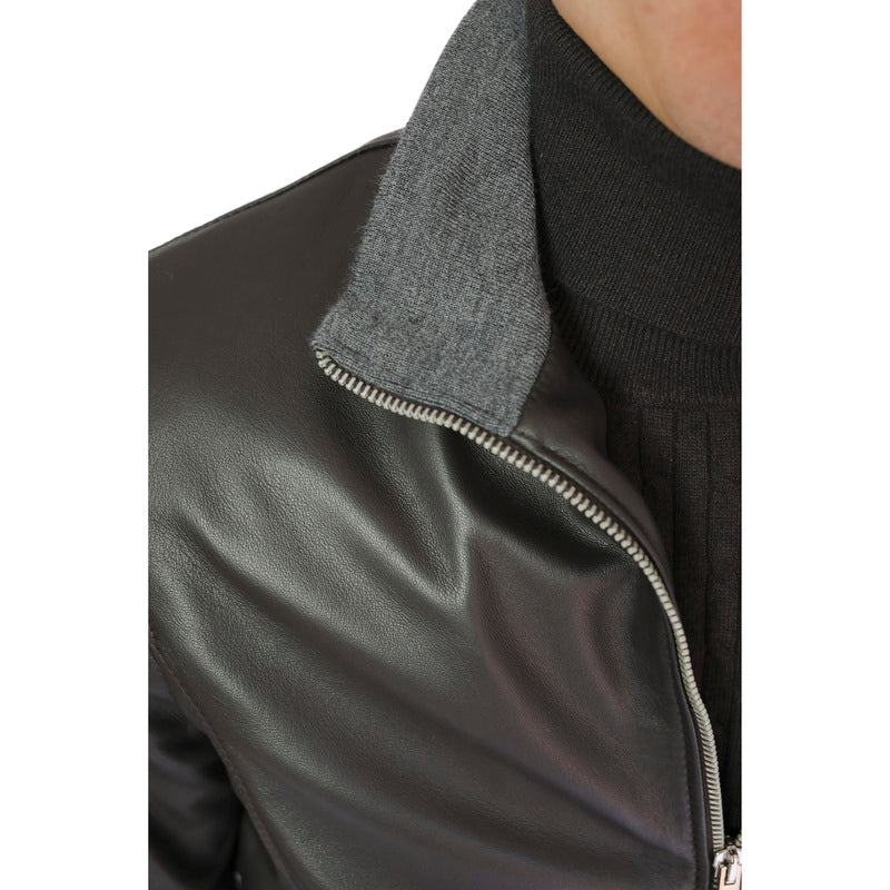 70LNAMO chaqueta bomber de cuero