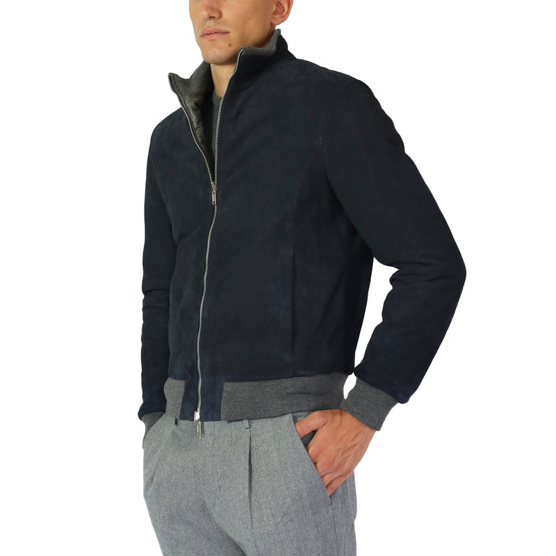 Leather bomber 70LSUBL