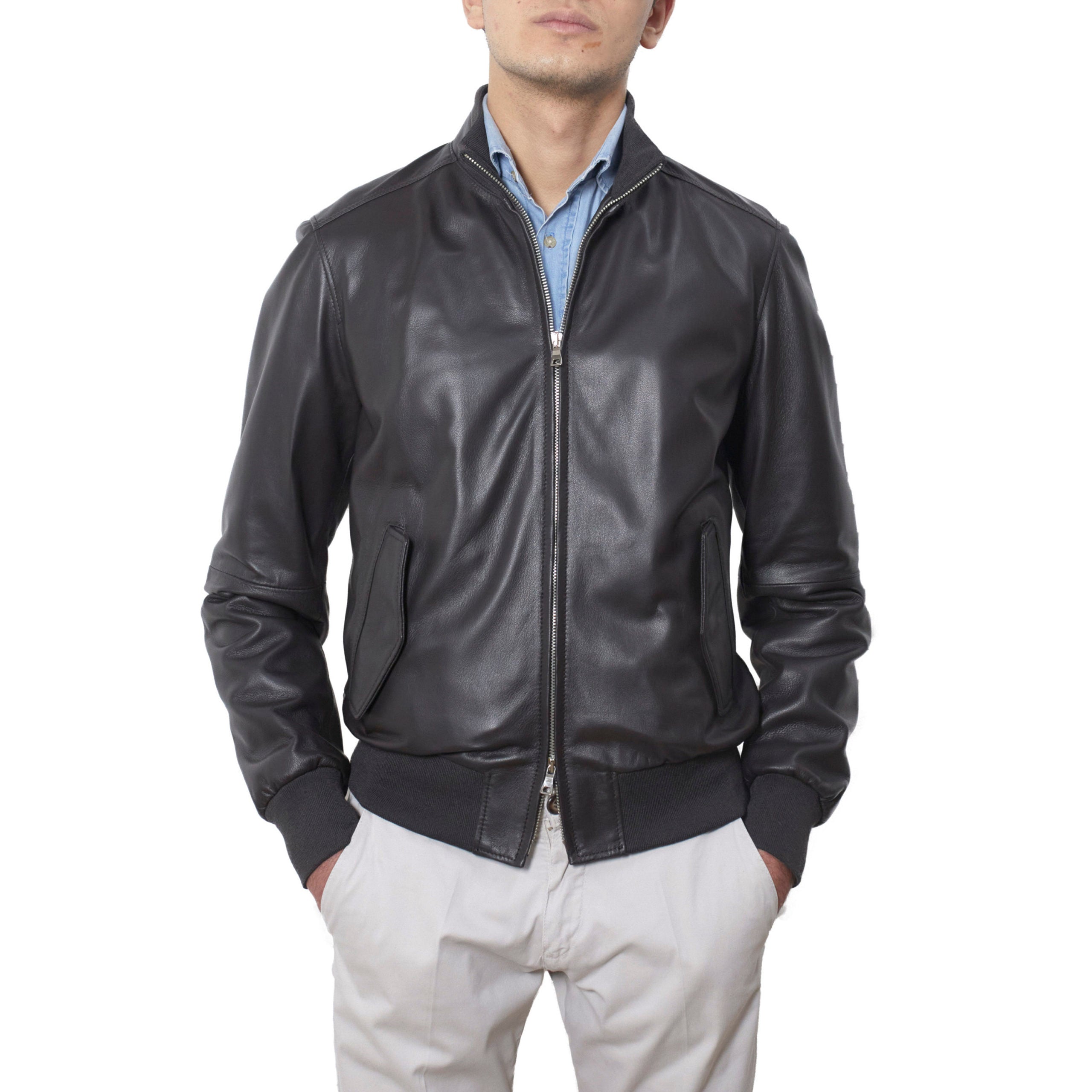 Veste en cuir 69PNAMO