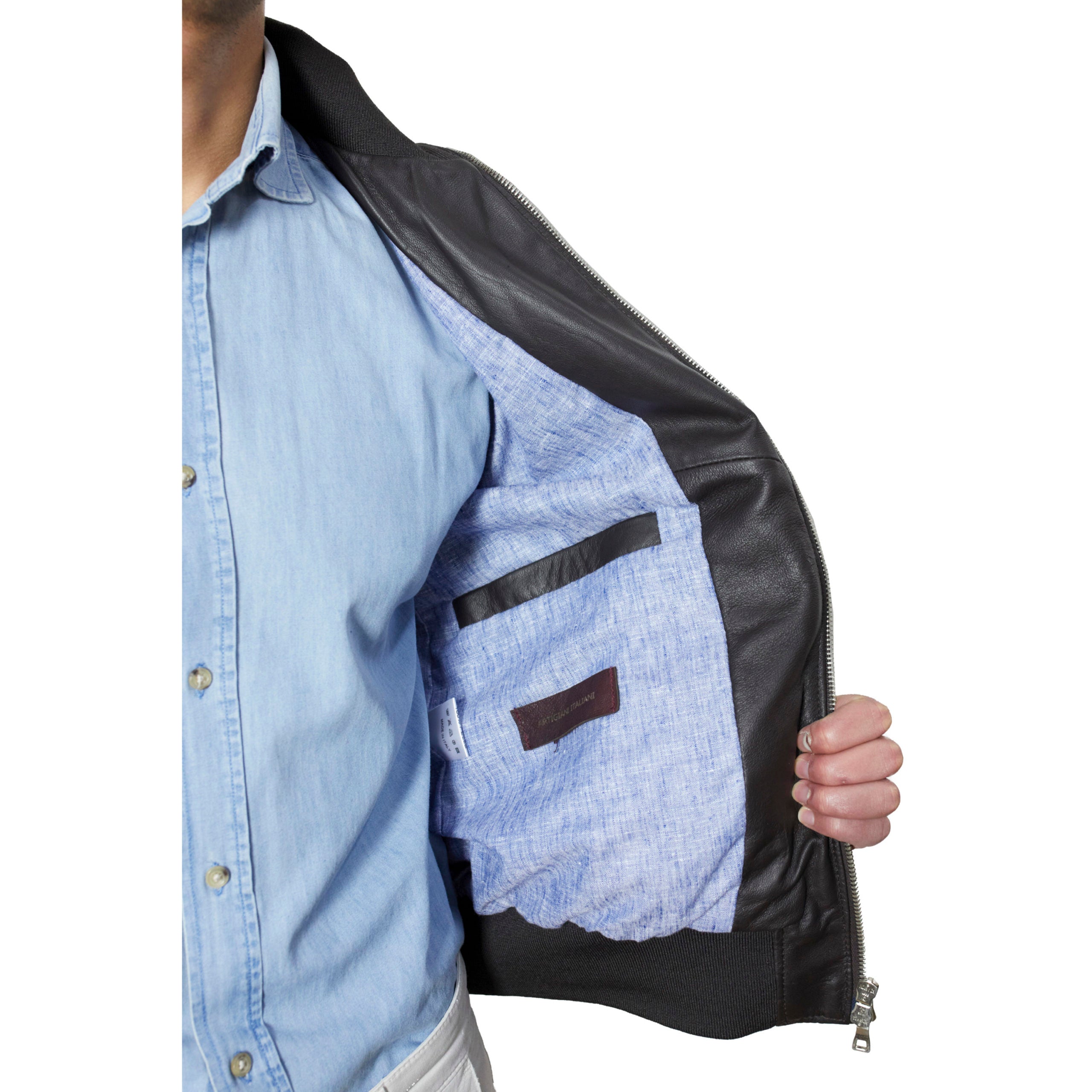 Veste en cuir 69PNAMO