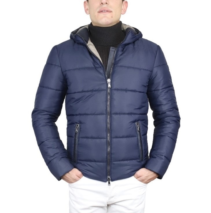 Piumino in pelle 75LTXNB