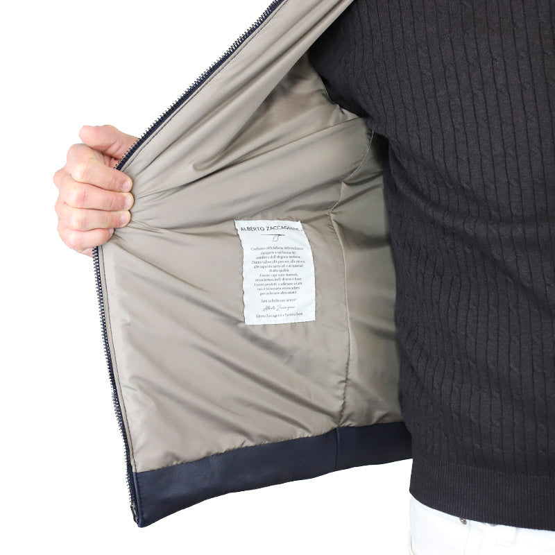 Piumino in pelle 75LTXNM