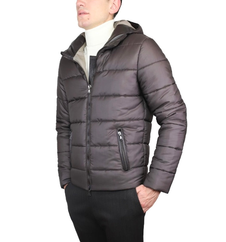 Piumino in pelle 75LTXNM