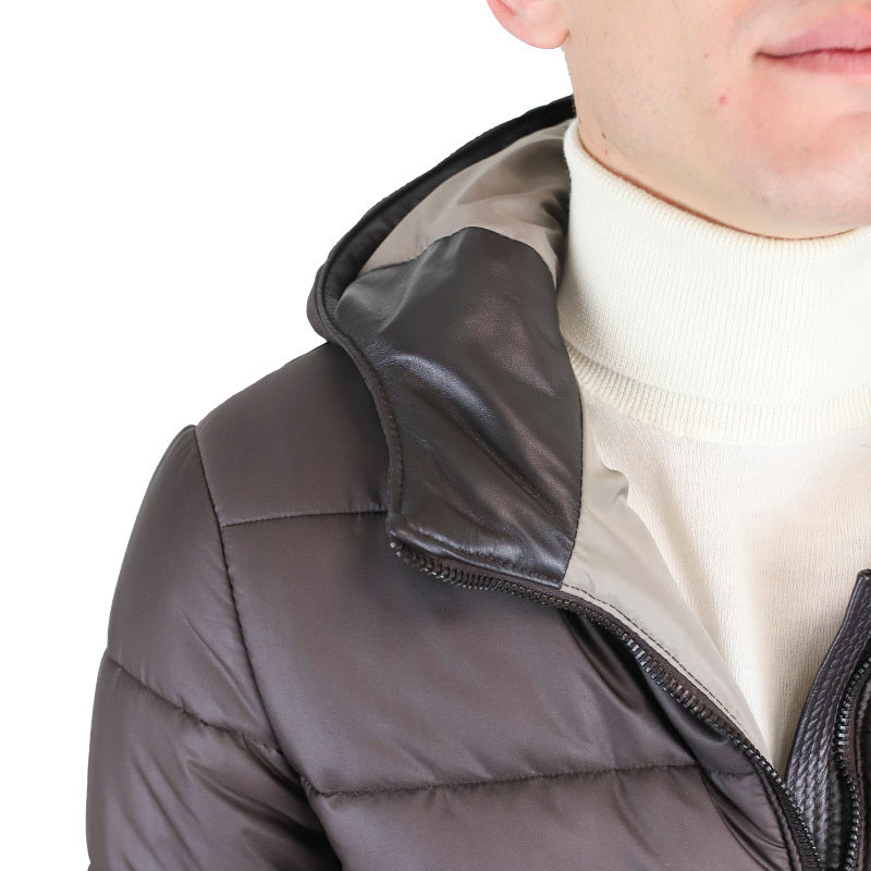 Piumino in pelle 75LTXNM