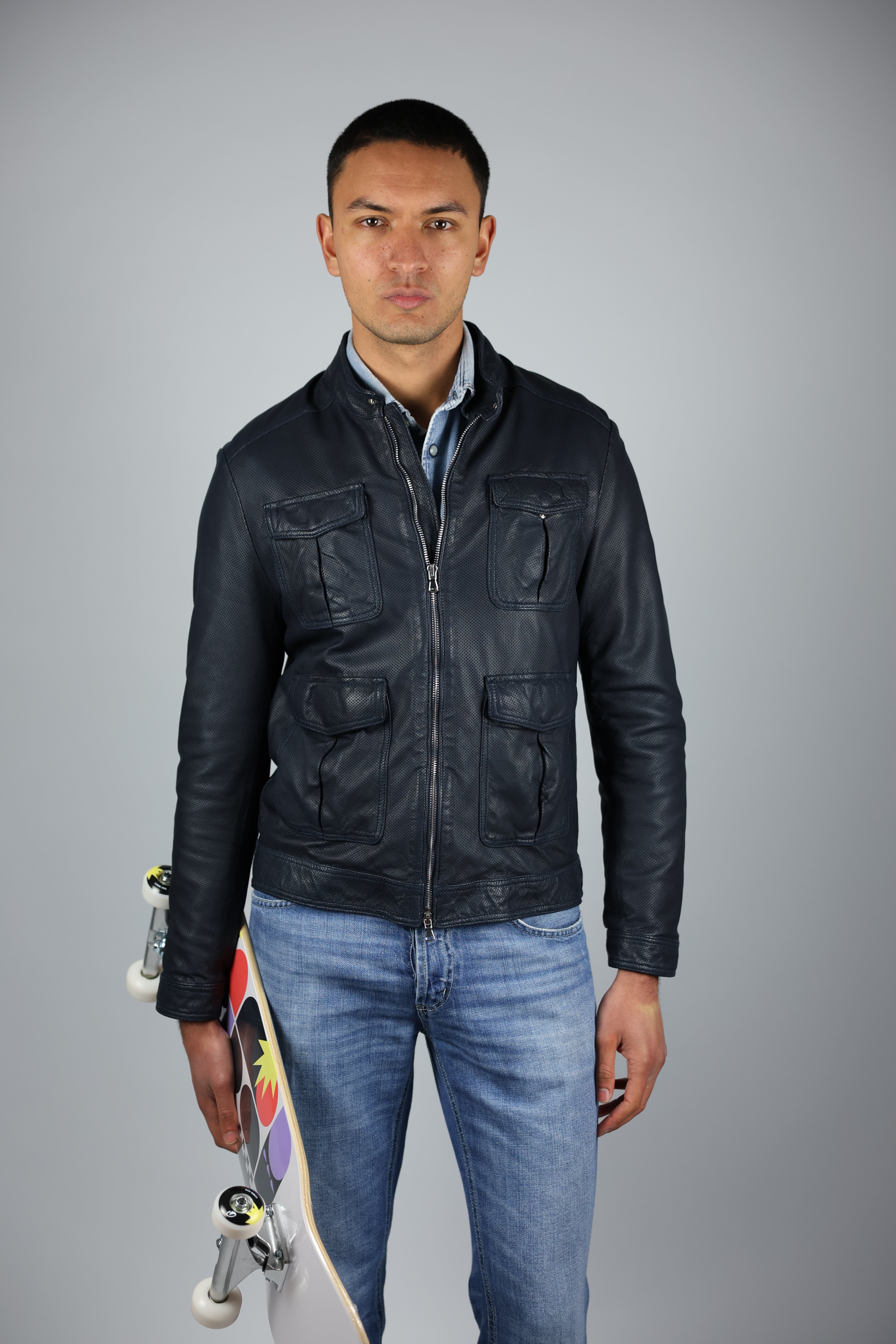 Veste en cuir 49PWNFM