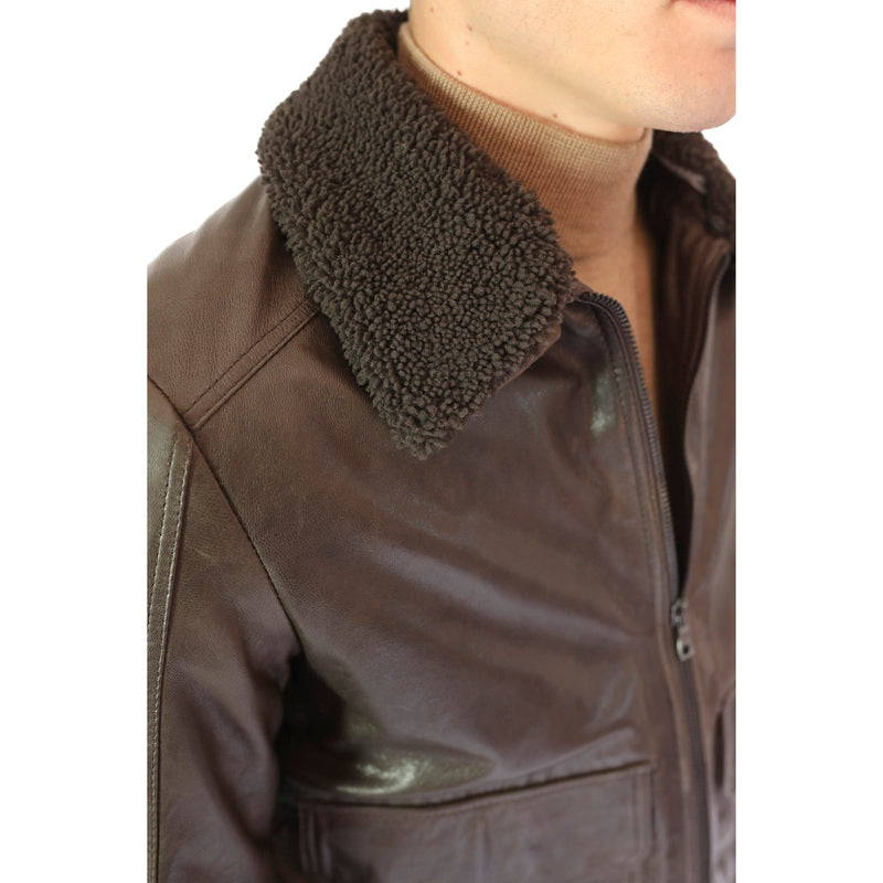 86LMABR chaqueta de cuero
