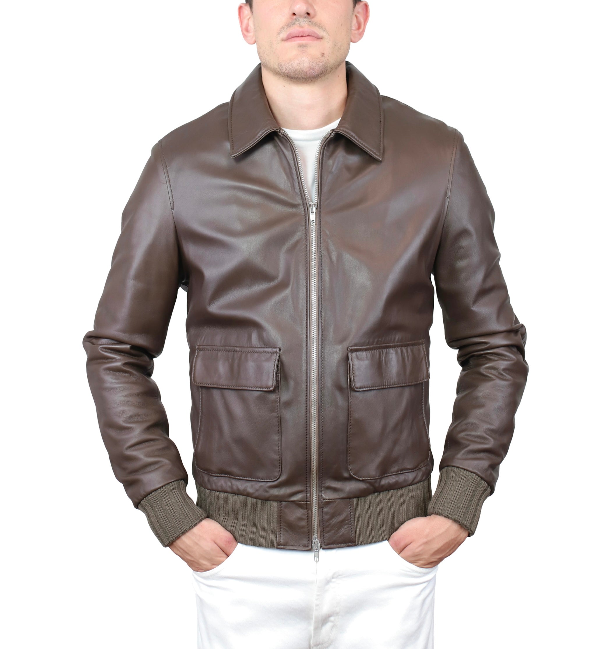 Veste en cuir 86LNABR