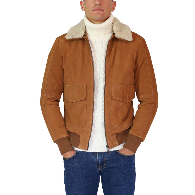 Leather jacket 86LSUCU