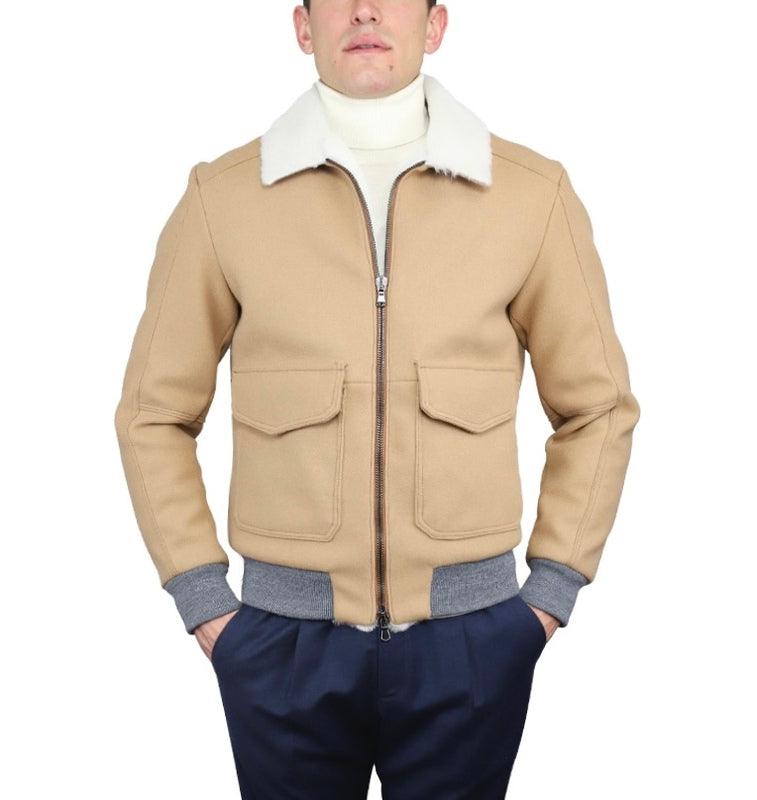 Leather bomber 86LTXSH