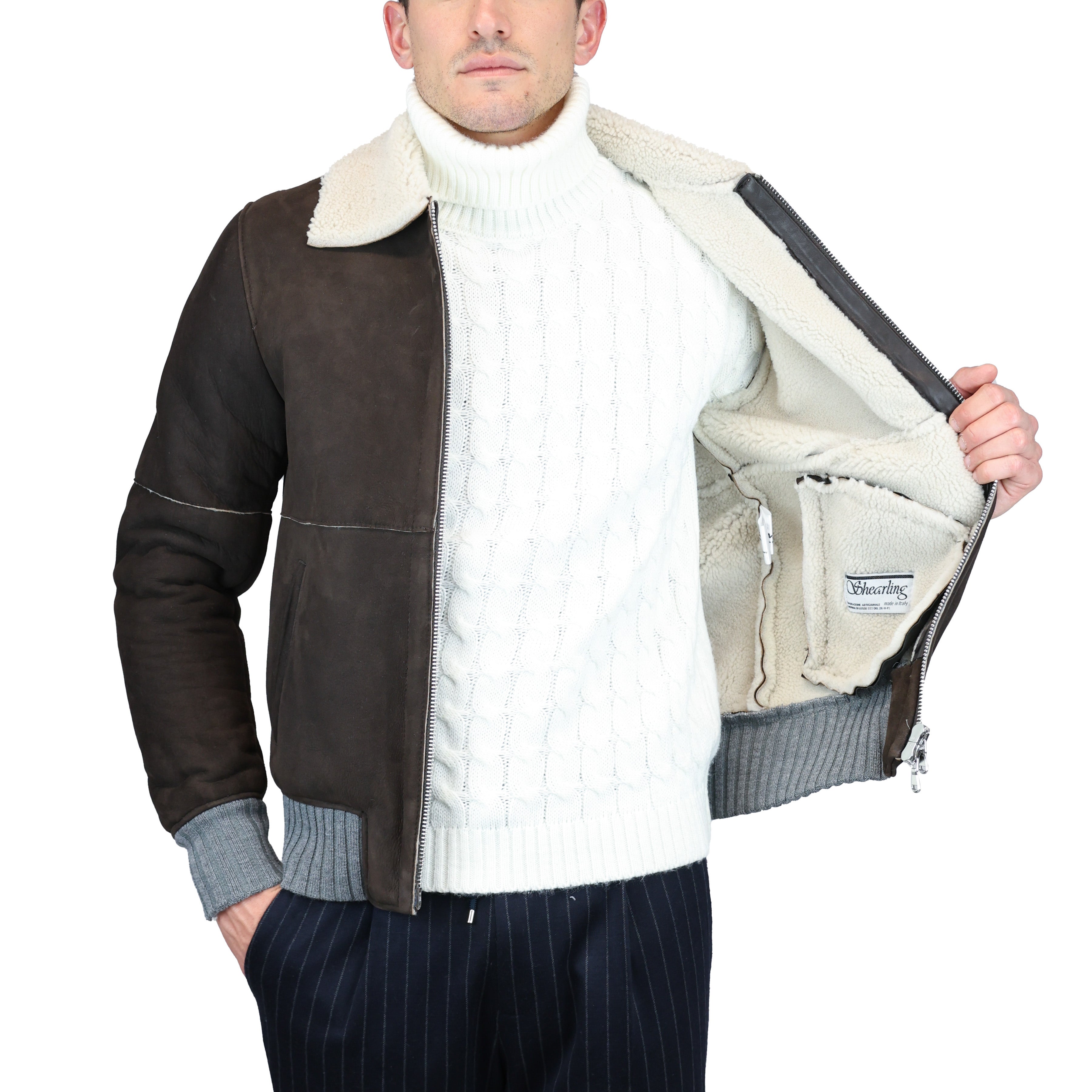 Leather bomber 89CCSHM